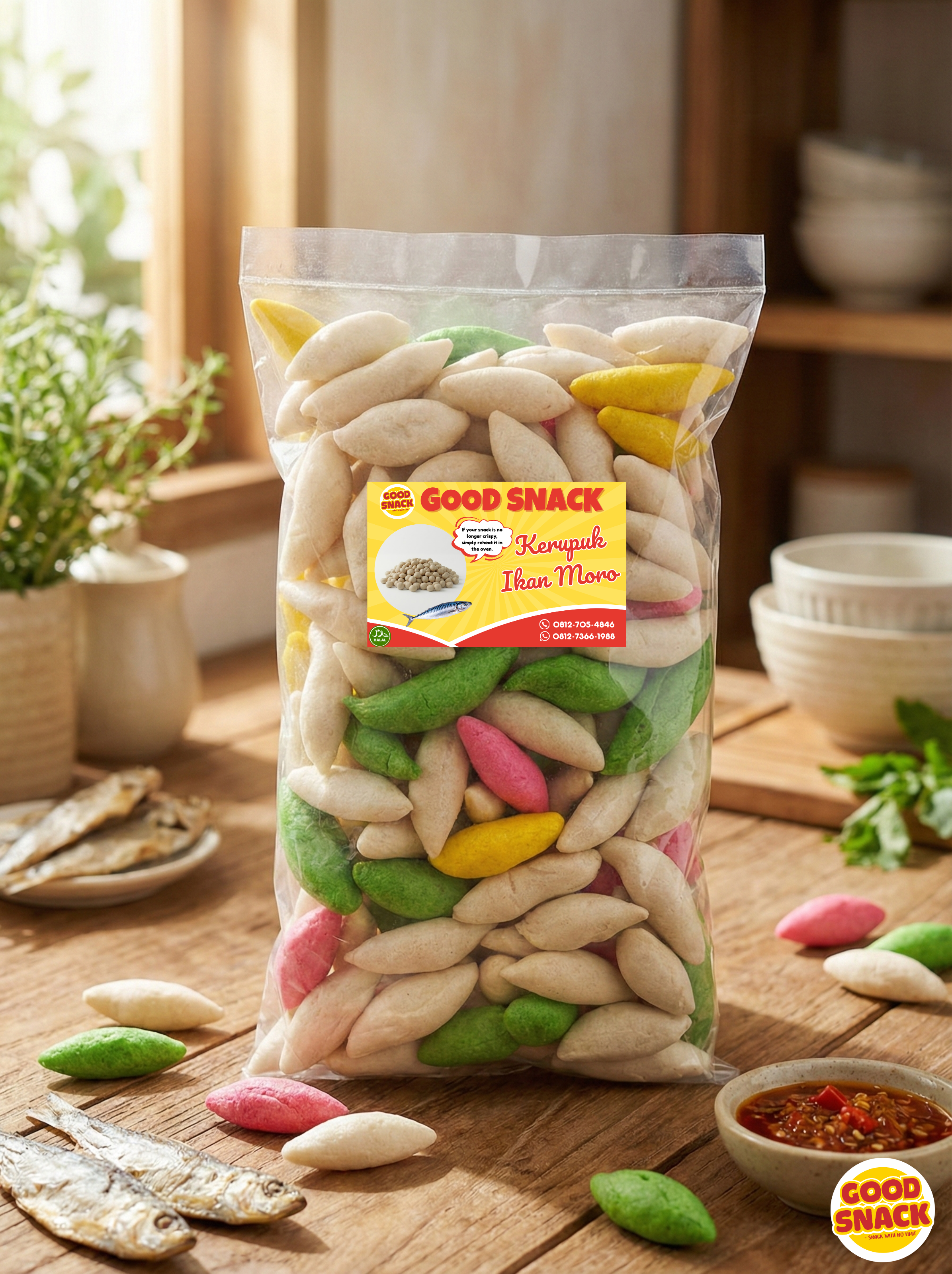 Kerpuk Ikan Moro (Fish Ball Crackers)