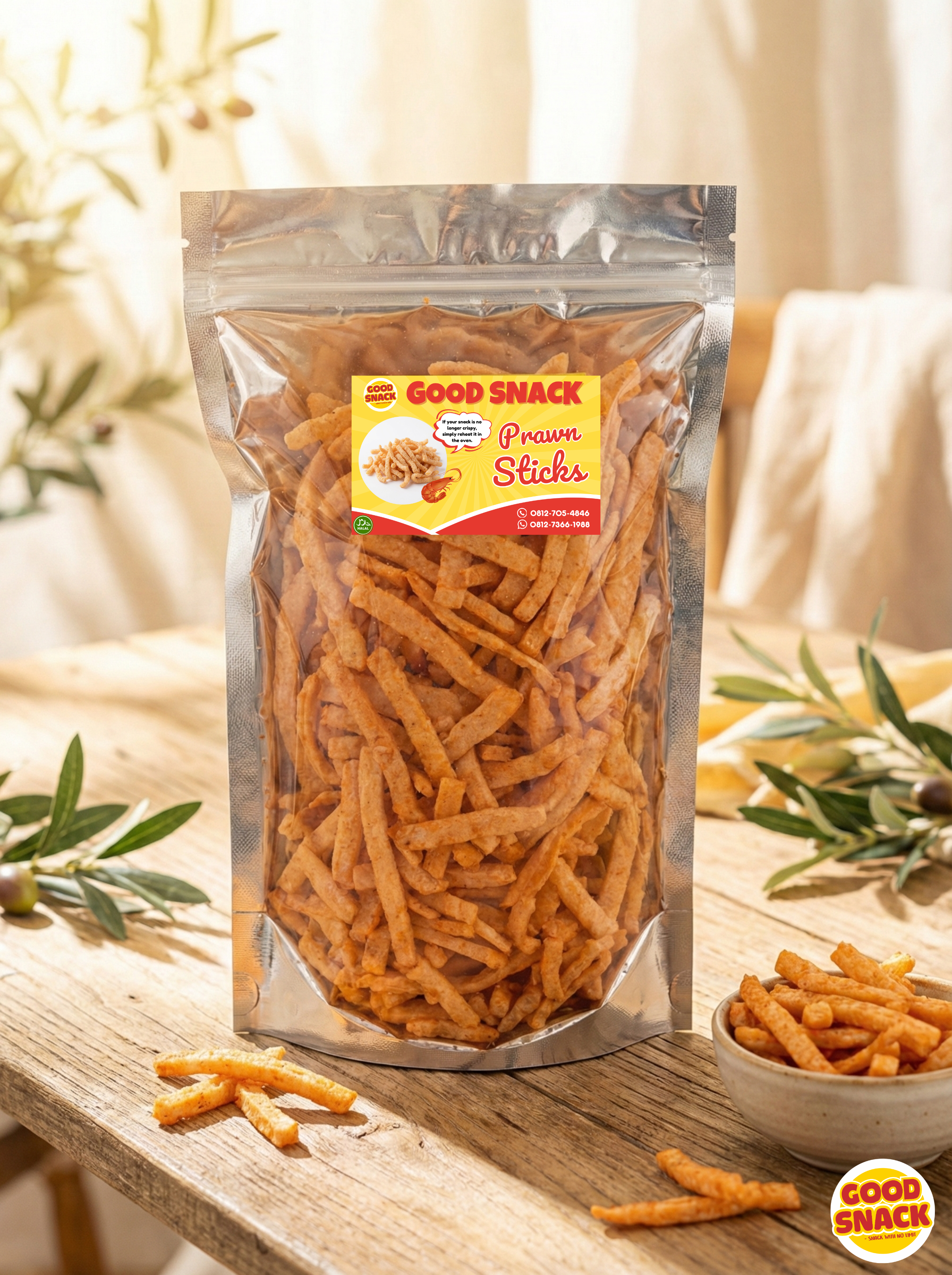 Red Prawn Sticks Crackers