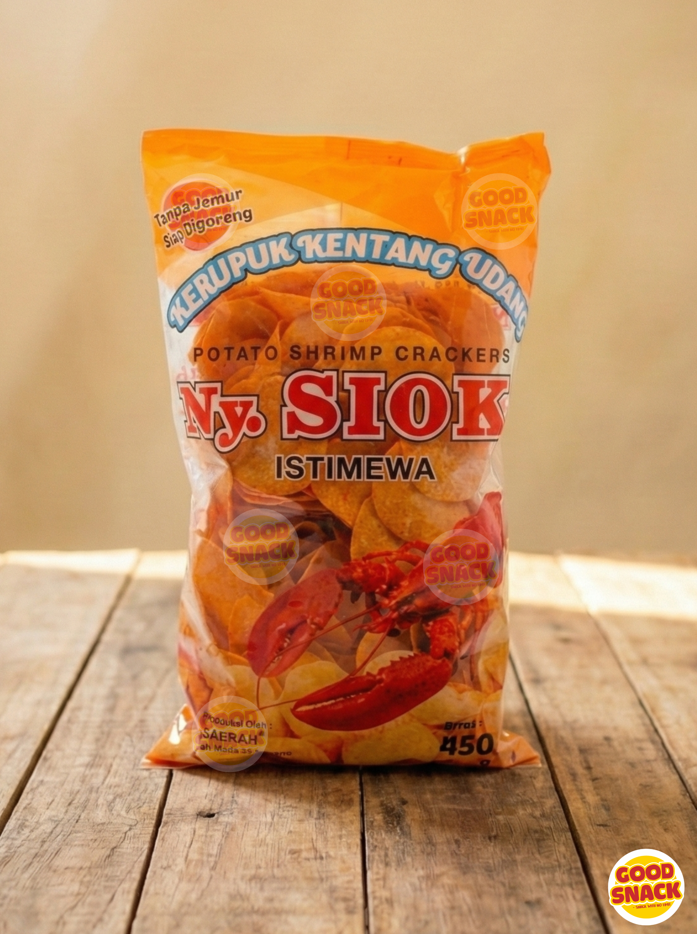 Ny. Siok Potato Shrimp Crackers 450g