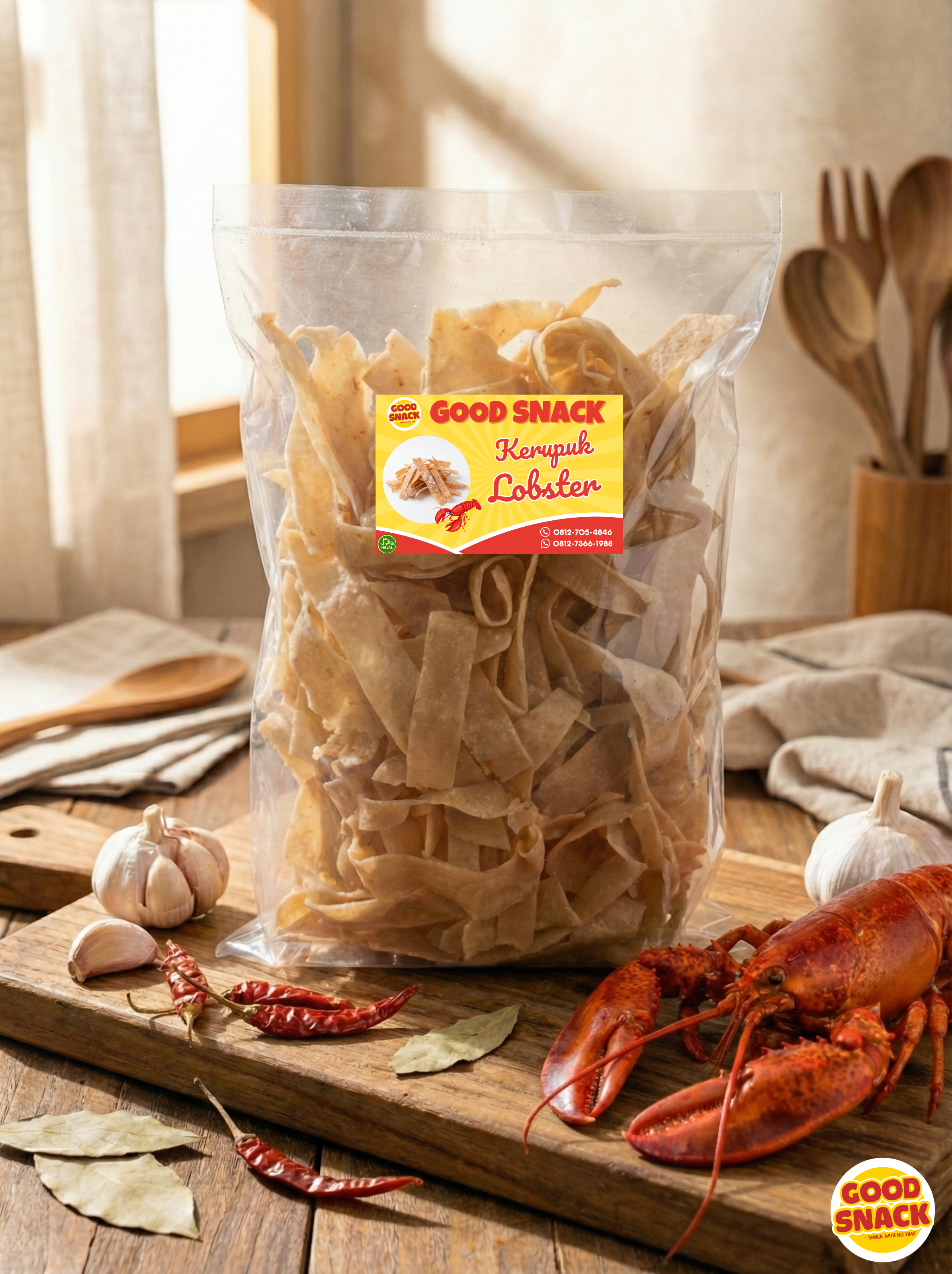 Raw Lobster Crackers 500g