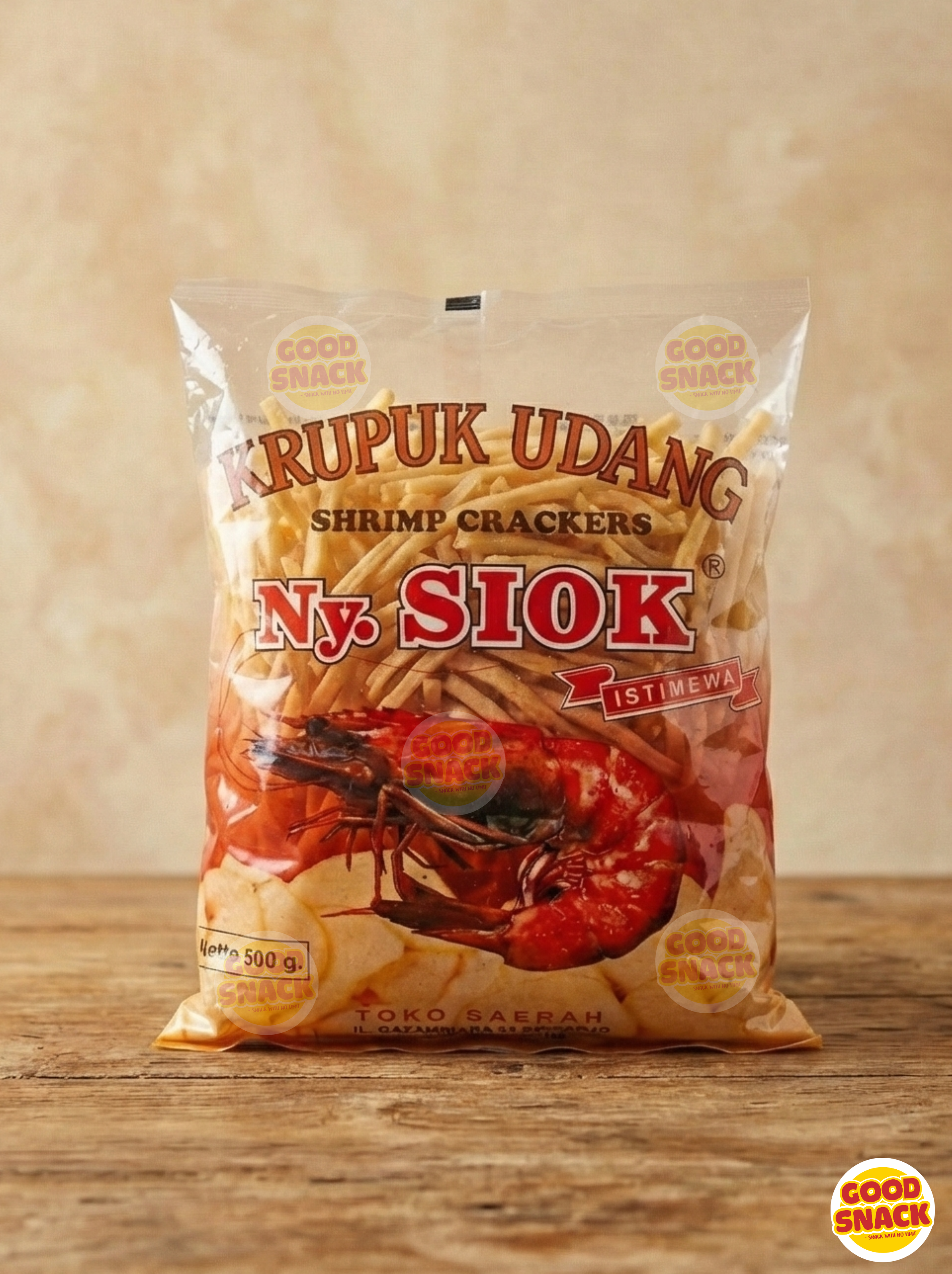 Ny. Siok Shrimp Crackers Stick 500g