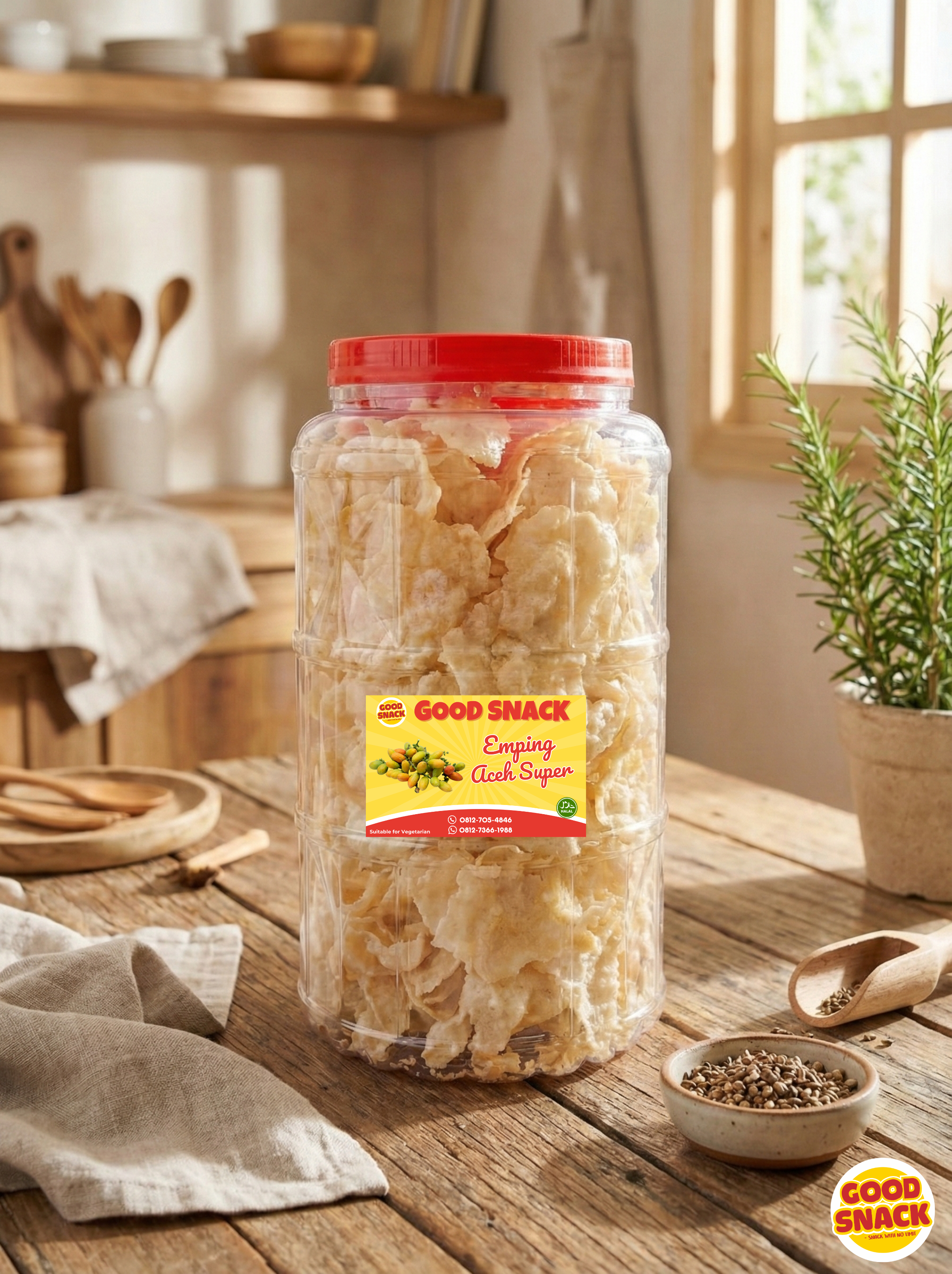 Emping Aceh – Original Fried Melinjo Chips