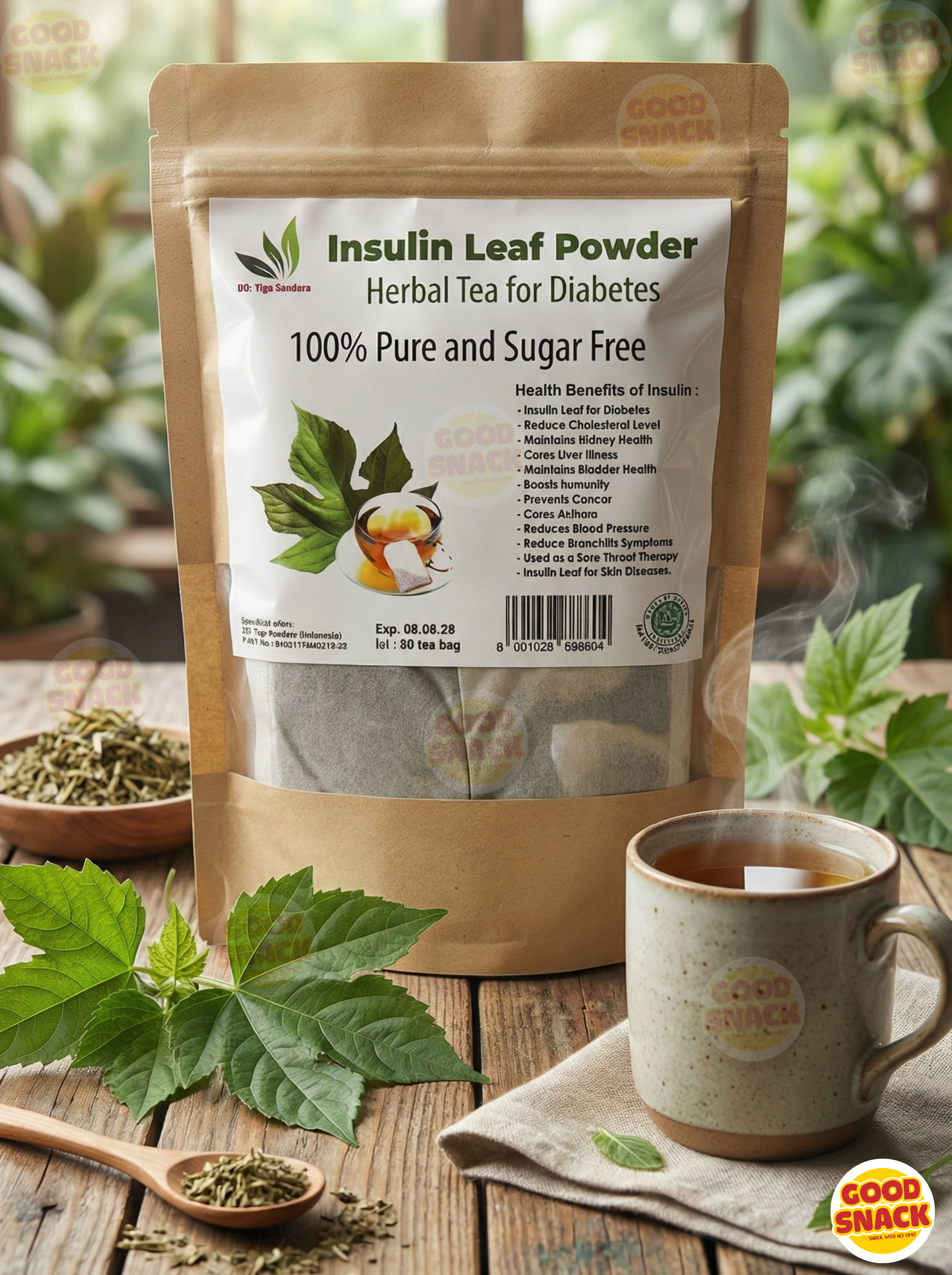 Insulin Leaf Powder Tea (50 Tea Bag)