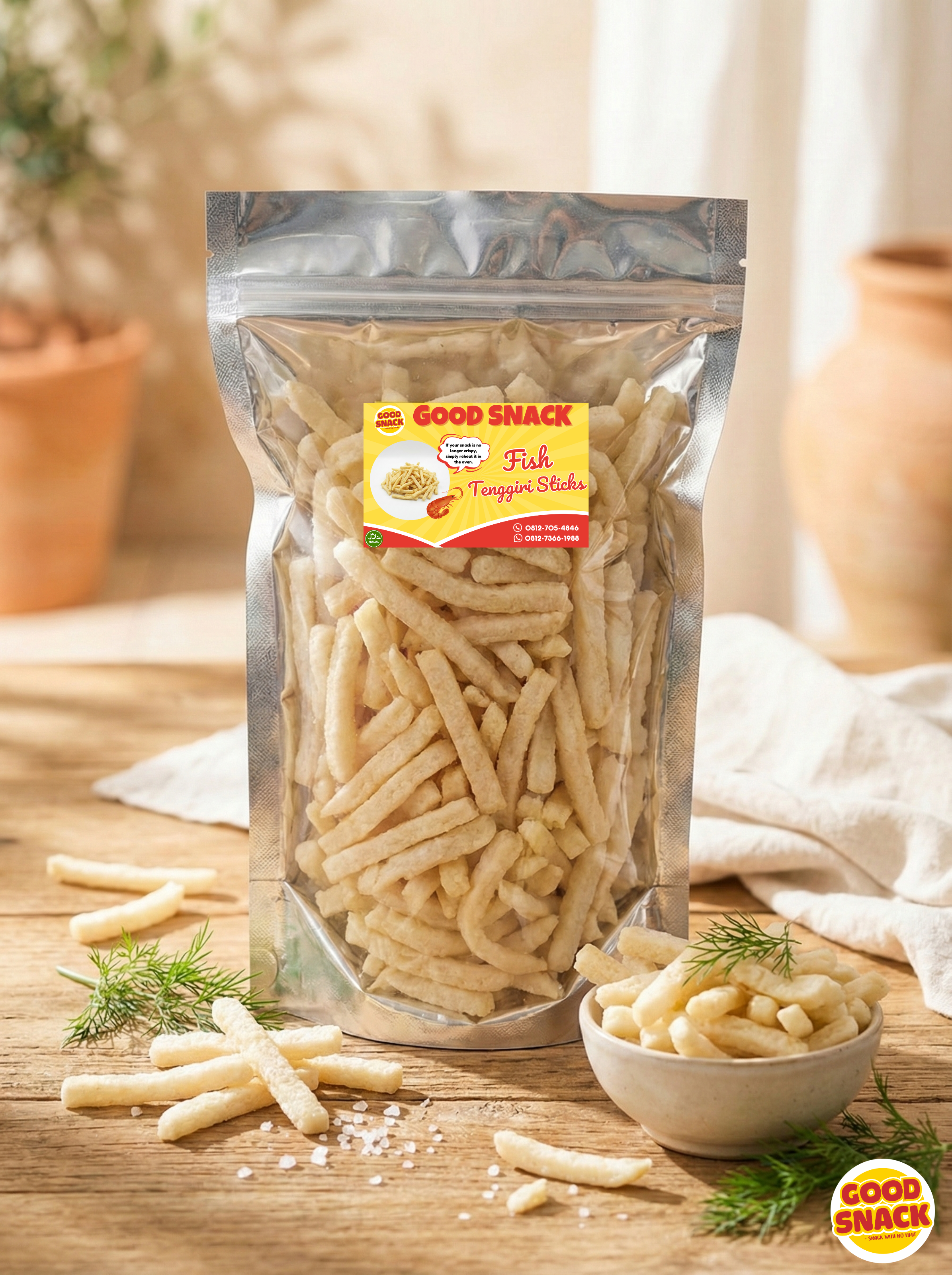 Fish Tenggiri Stick Crackers