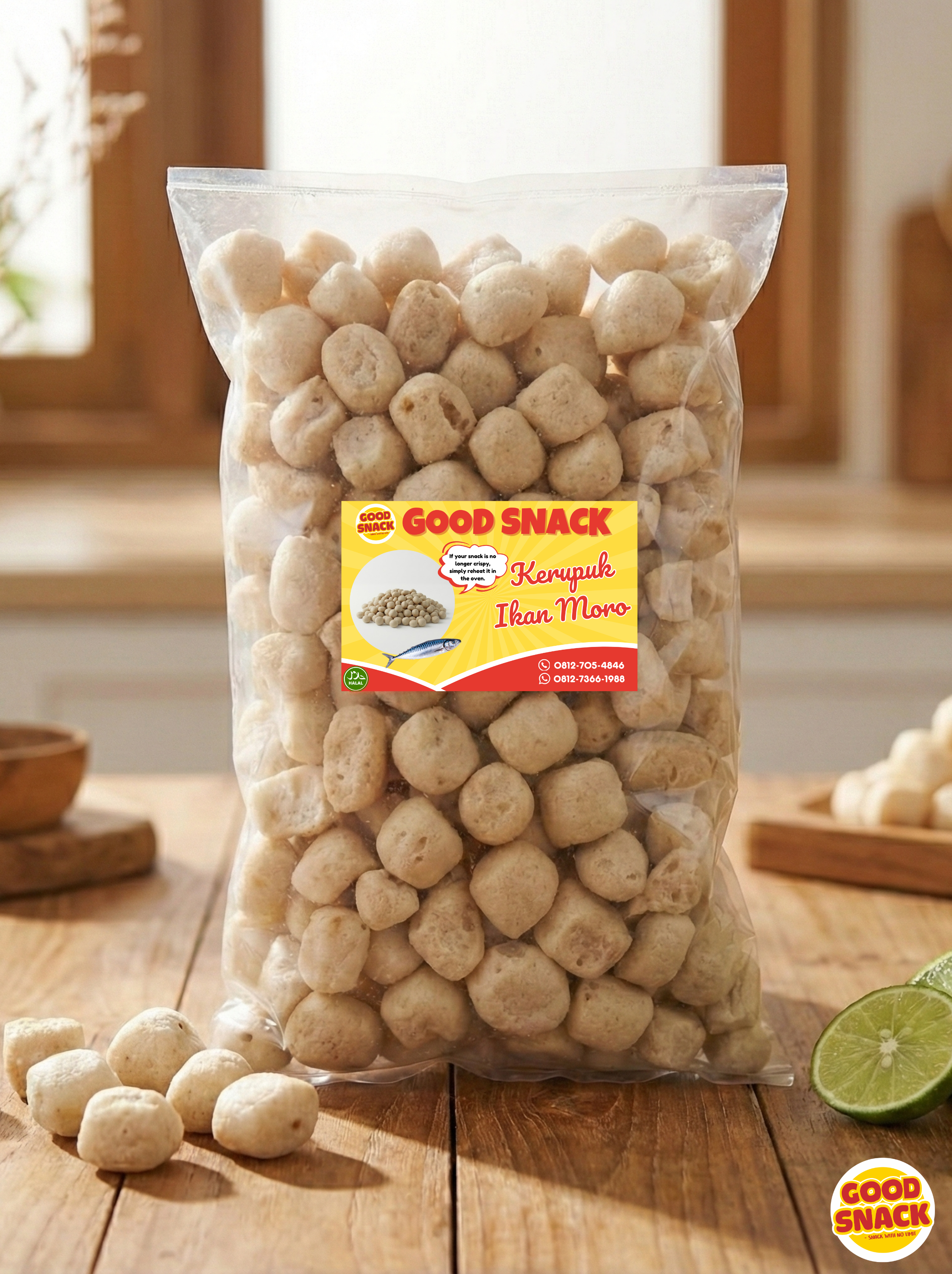 Kerpuk Ikan Moro (Fish Ball Crackers)