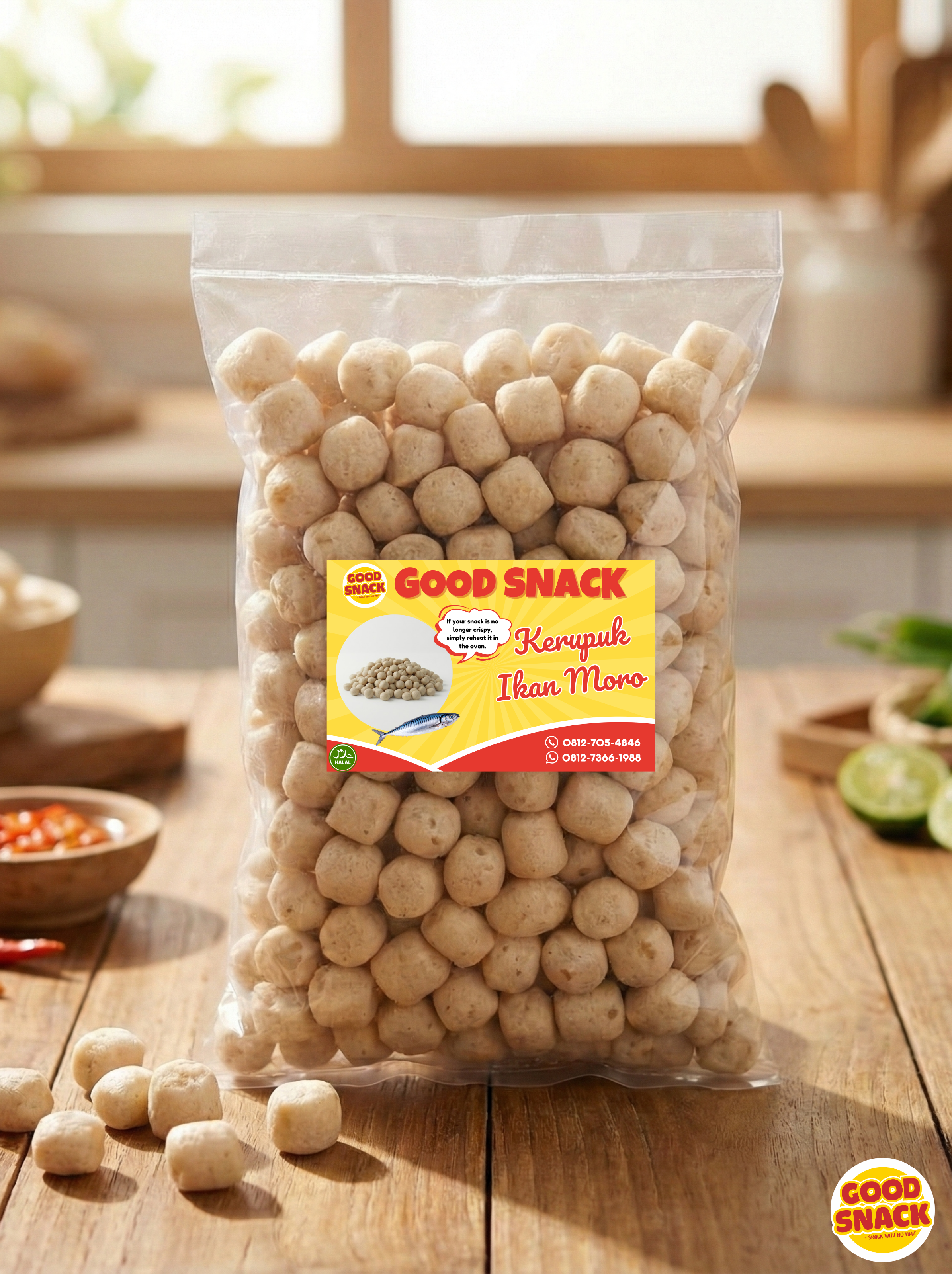 Kerpuk Ikan Moro (Fish Ball Crackers)