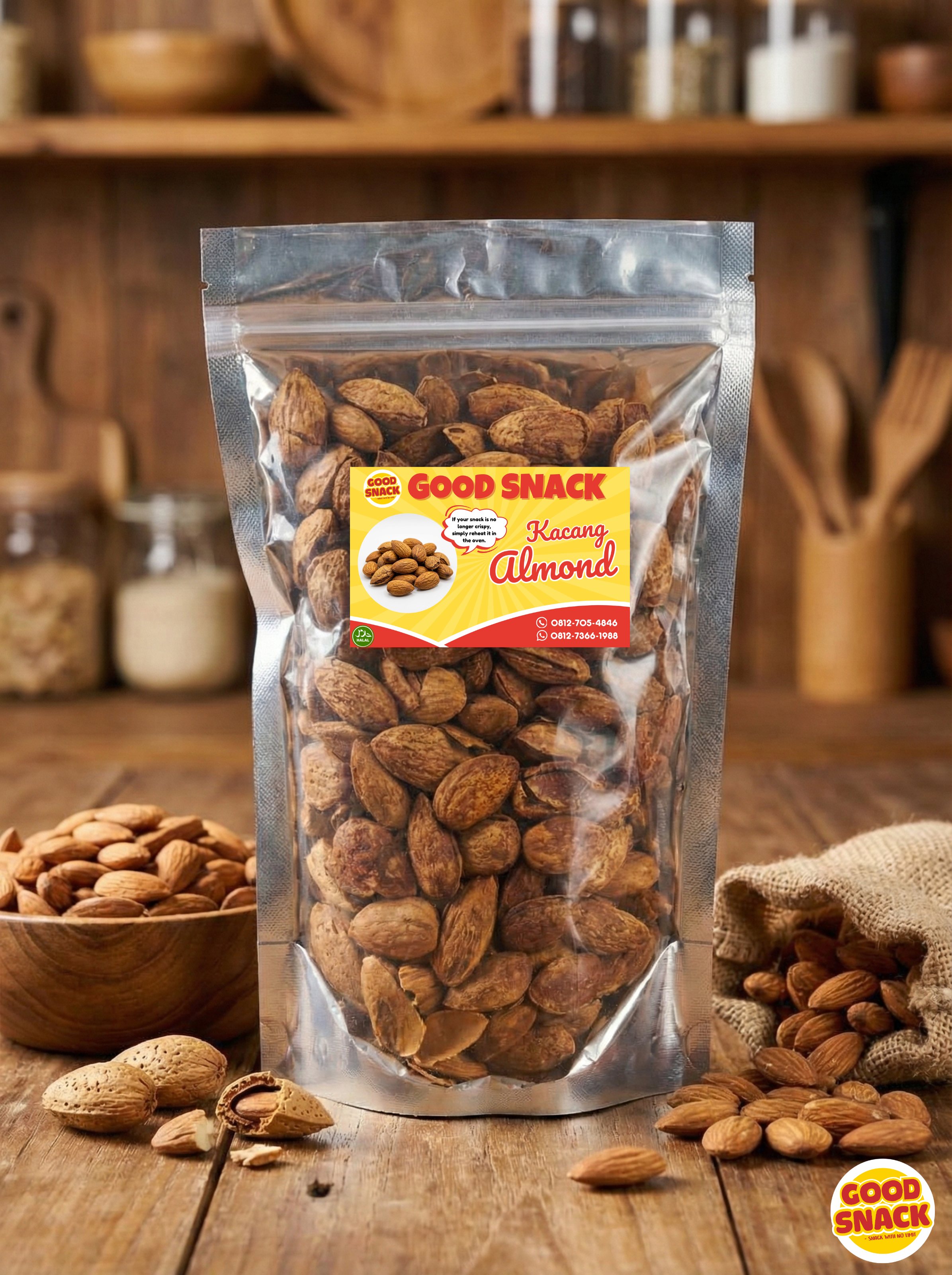 Kacang Almond 340g