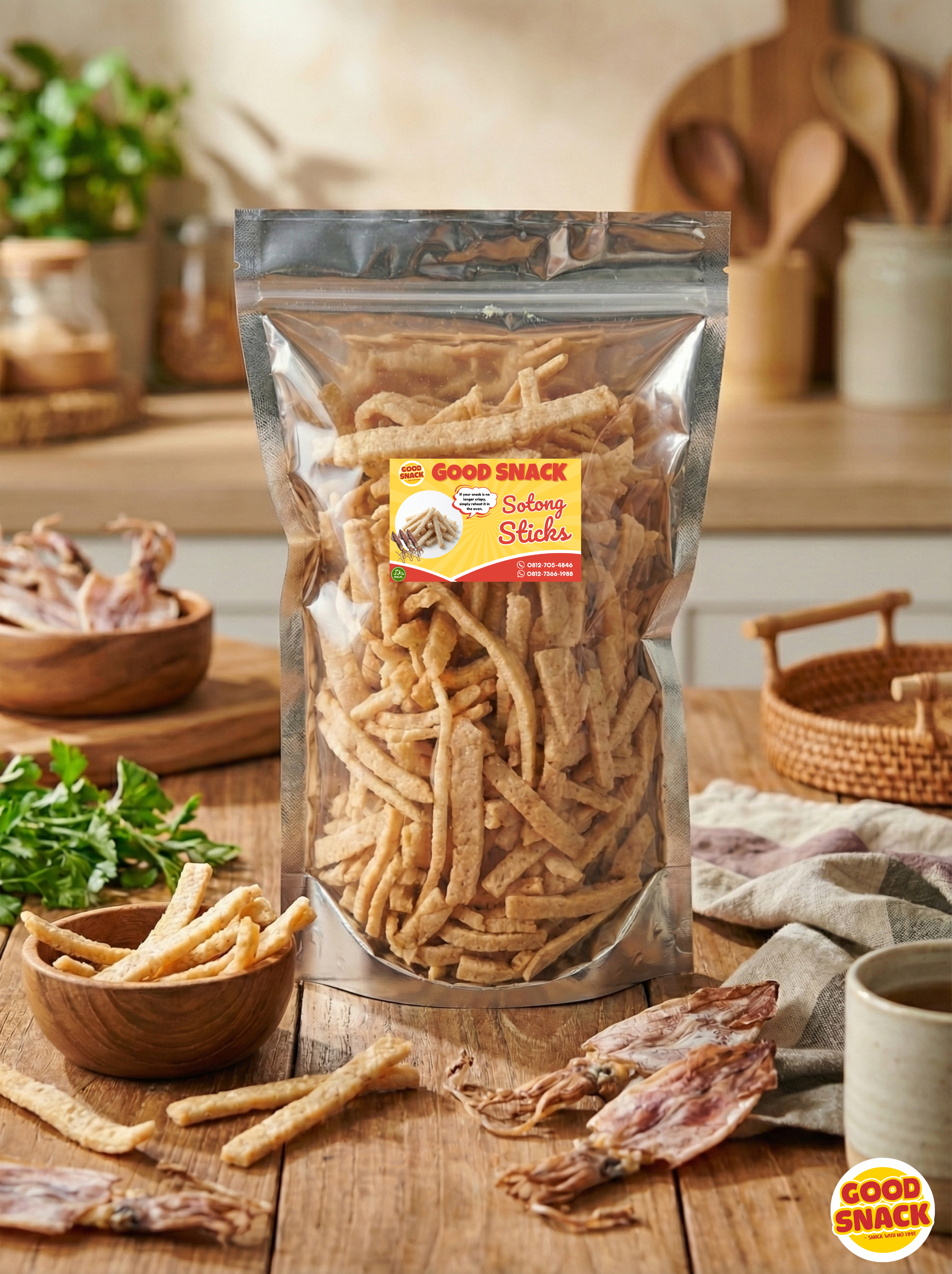 Sotong Stick Crackers