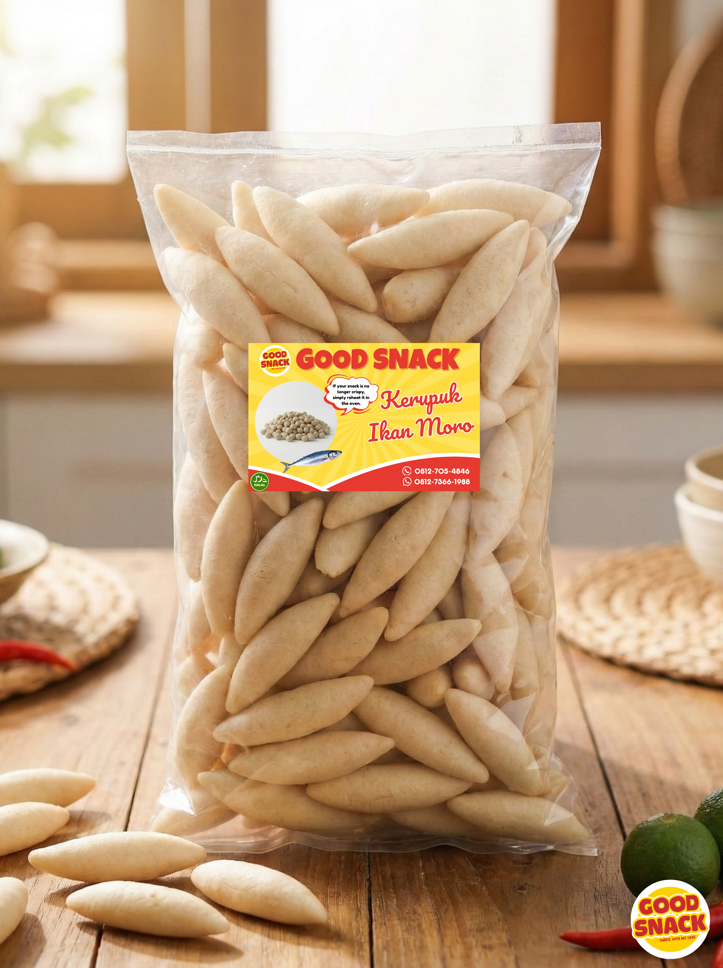 Kerpuk Ikan Moro (Fish Ball Crackers)