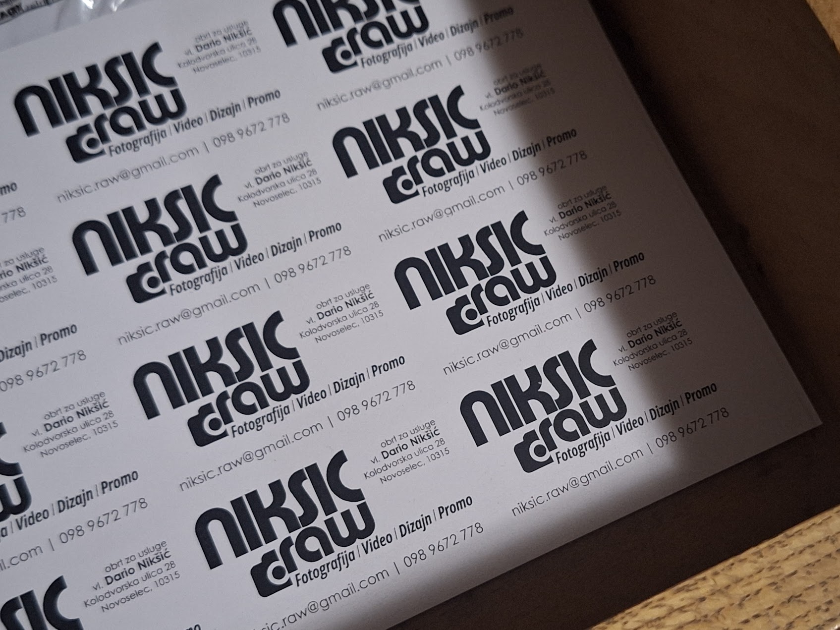 Grafički dizajn | Dizajn posjetnice / vizitke