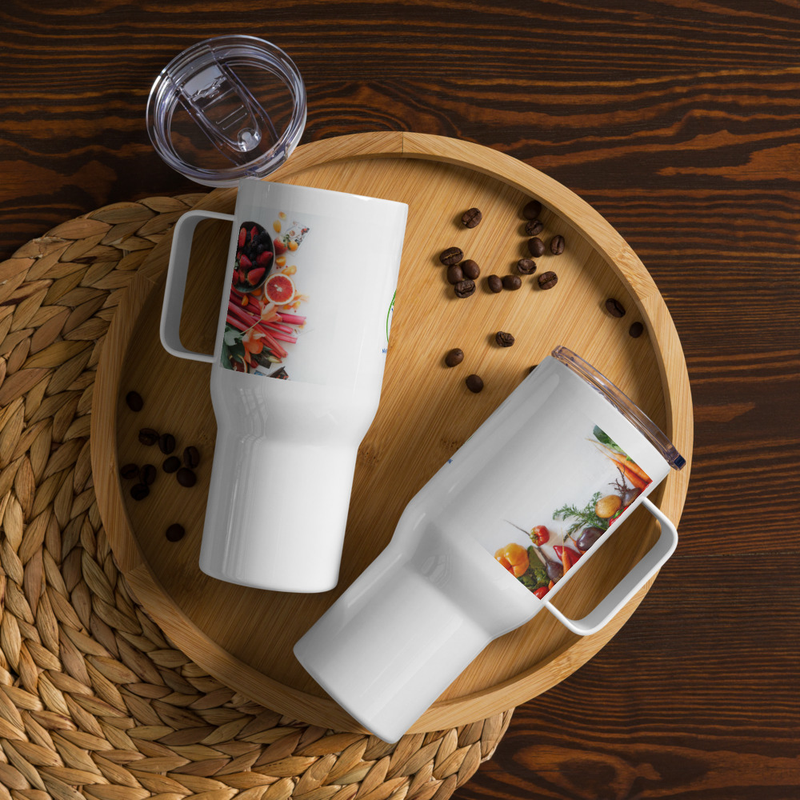 Tasse de voyage avec poignet