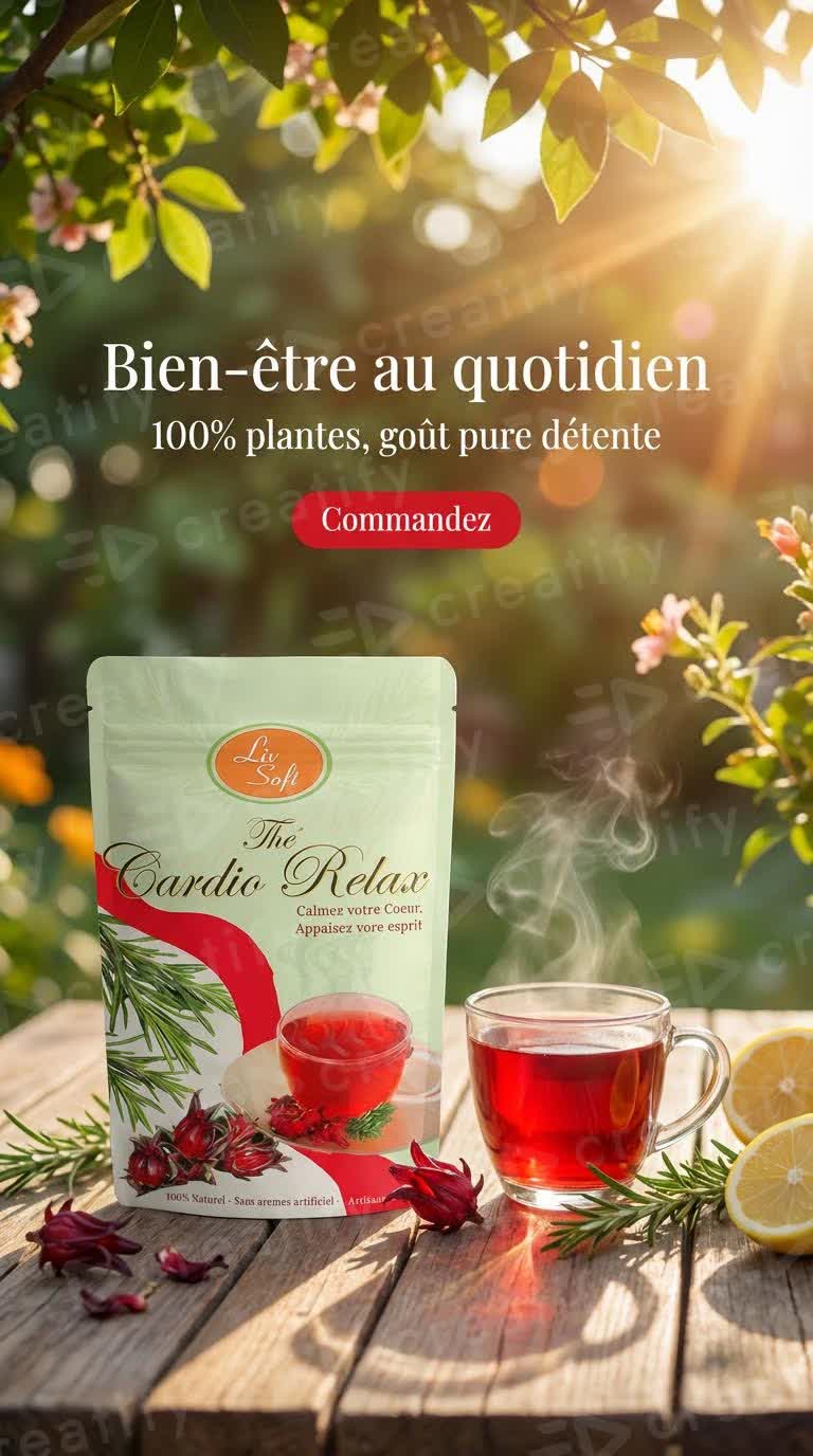 🌺🌿 Cardio Relax - Infusion bien-être hibiscus & romarin