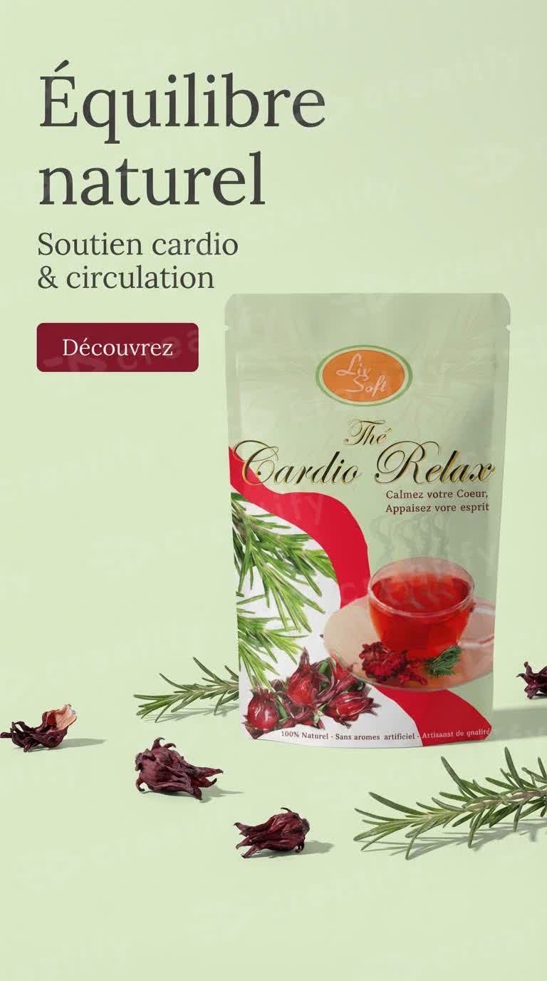 🌺🌿 Cardio Relax - Infusion bien-être hibiscus & romarin