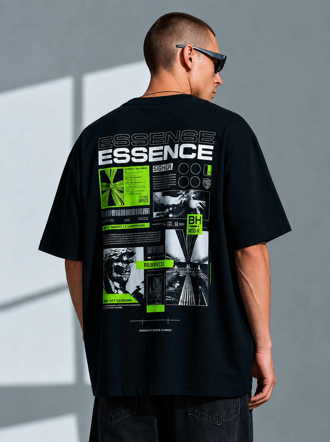 Urban Graphic Print Oversized T-Shirt