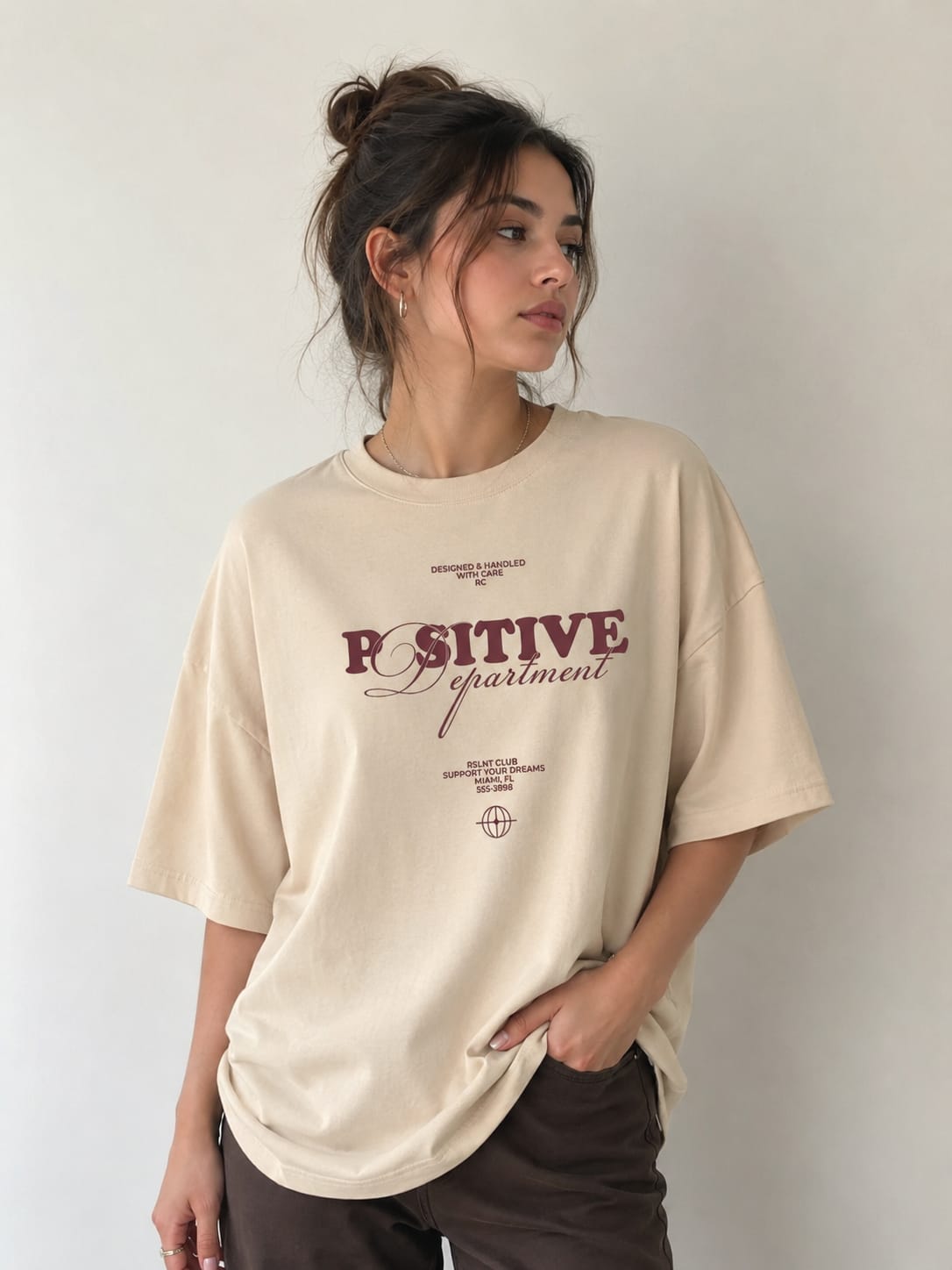 Positive Department Oversized T-Shirt