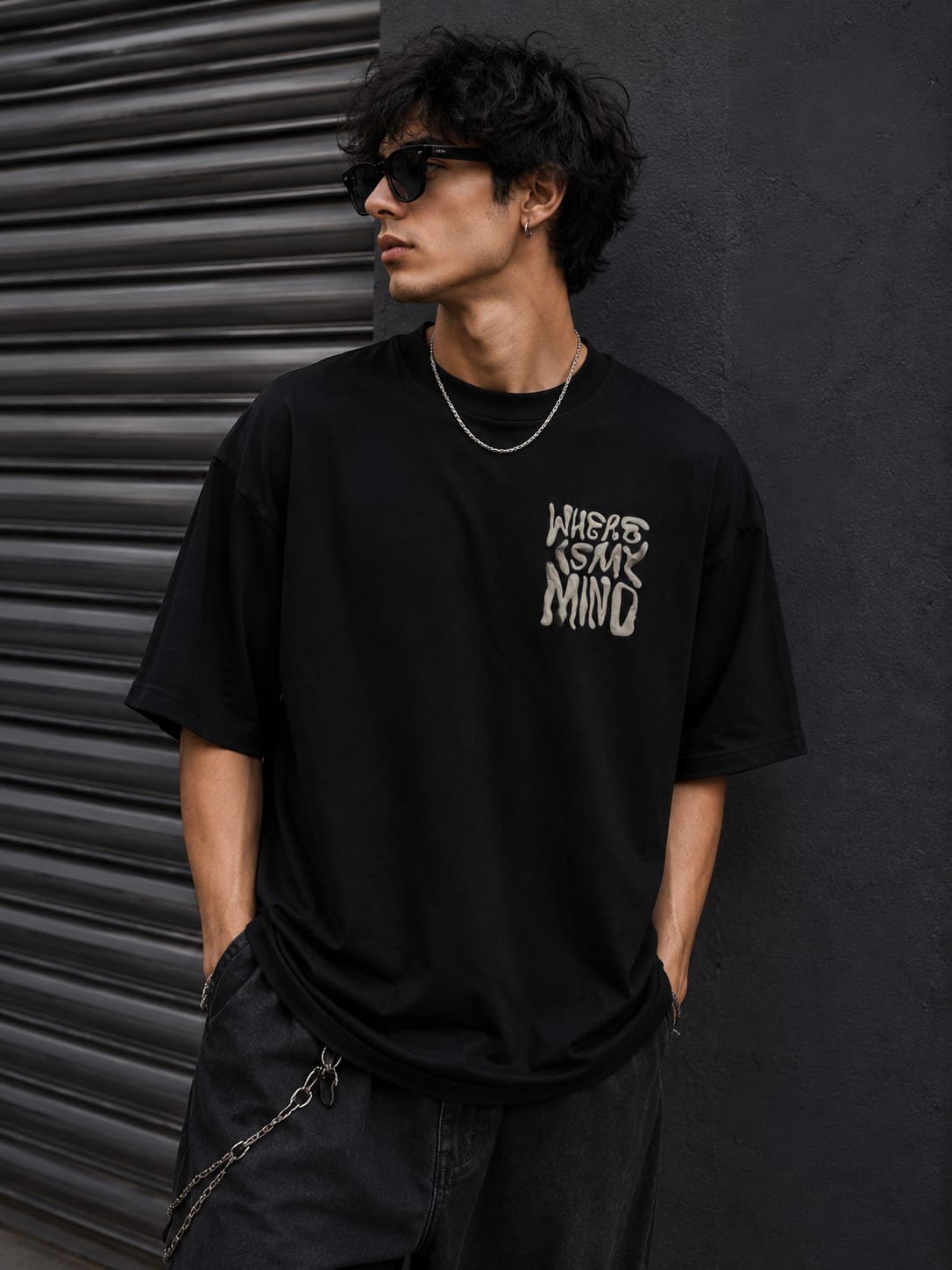 Black Money Graphic T-Shirt