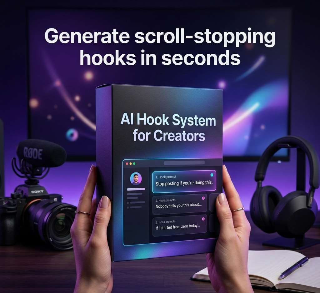 AI Viral Hook System for Creators - Premium