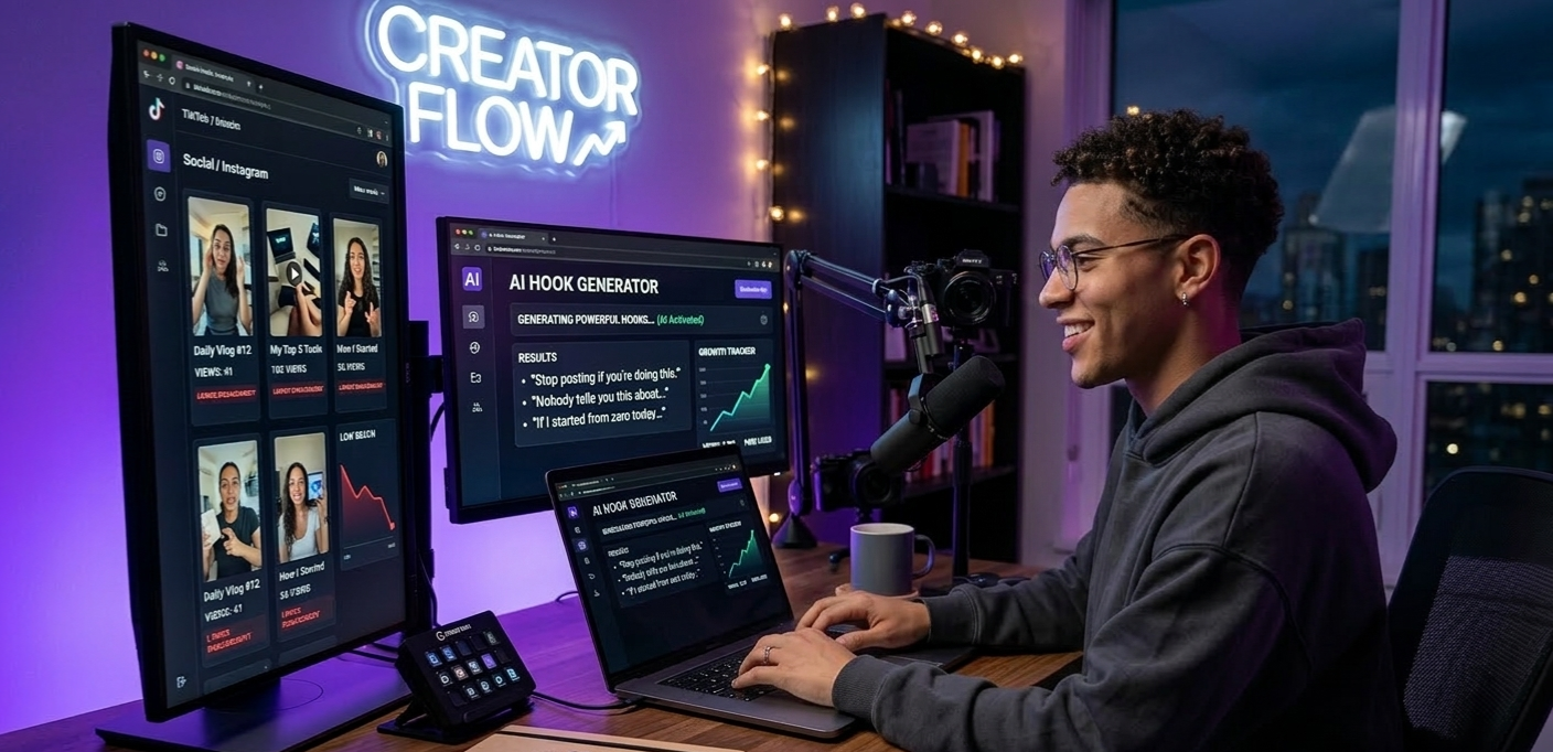 AI Viral Hook System for Creators- Basic