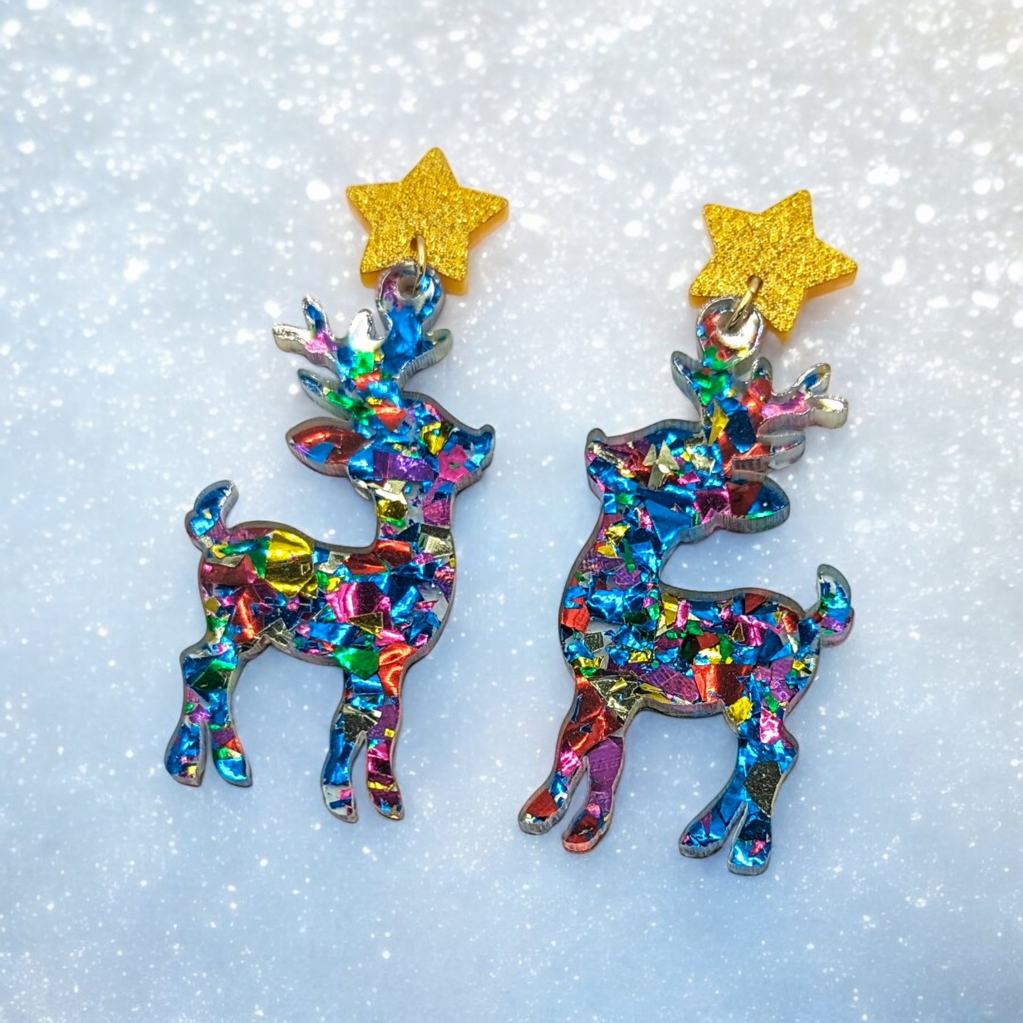 Boucles d'oreilles - Rennes magique