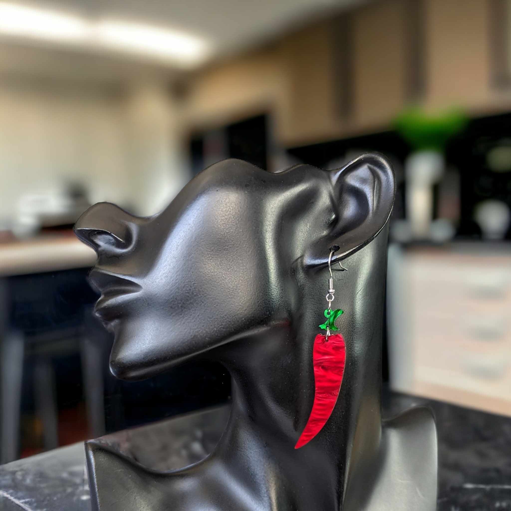 Boucles d'oreilles - Carolina reaper