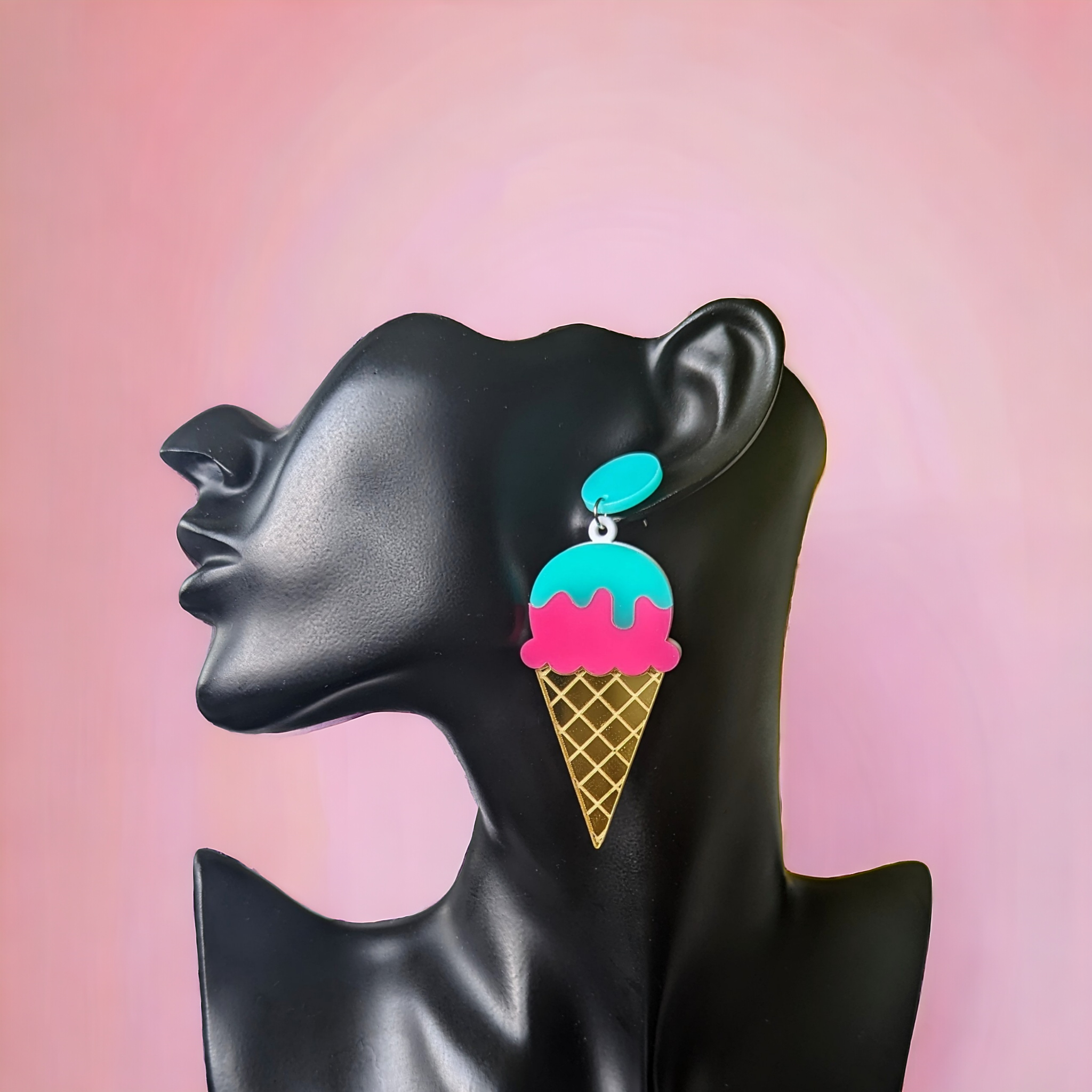 Boucles d'oreilles - Glace de licorne