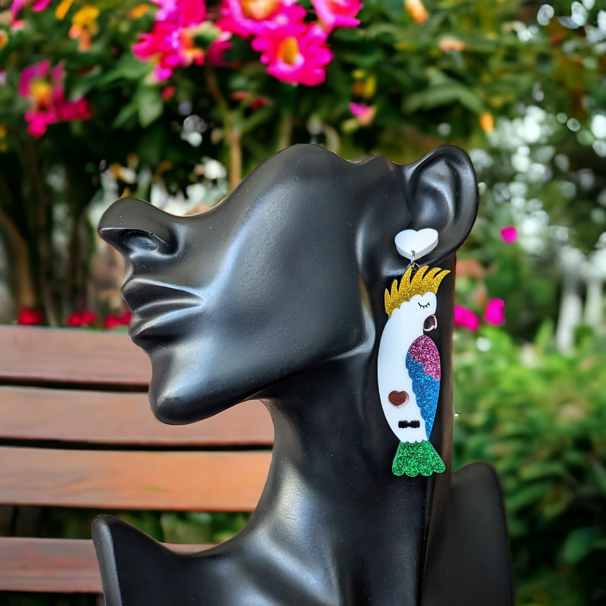 Boucles d'oreilles - Cacatoes