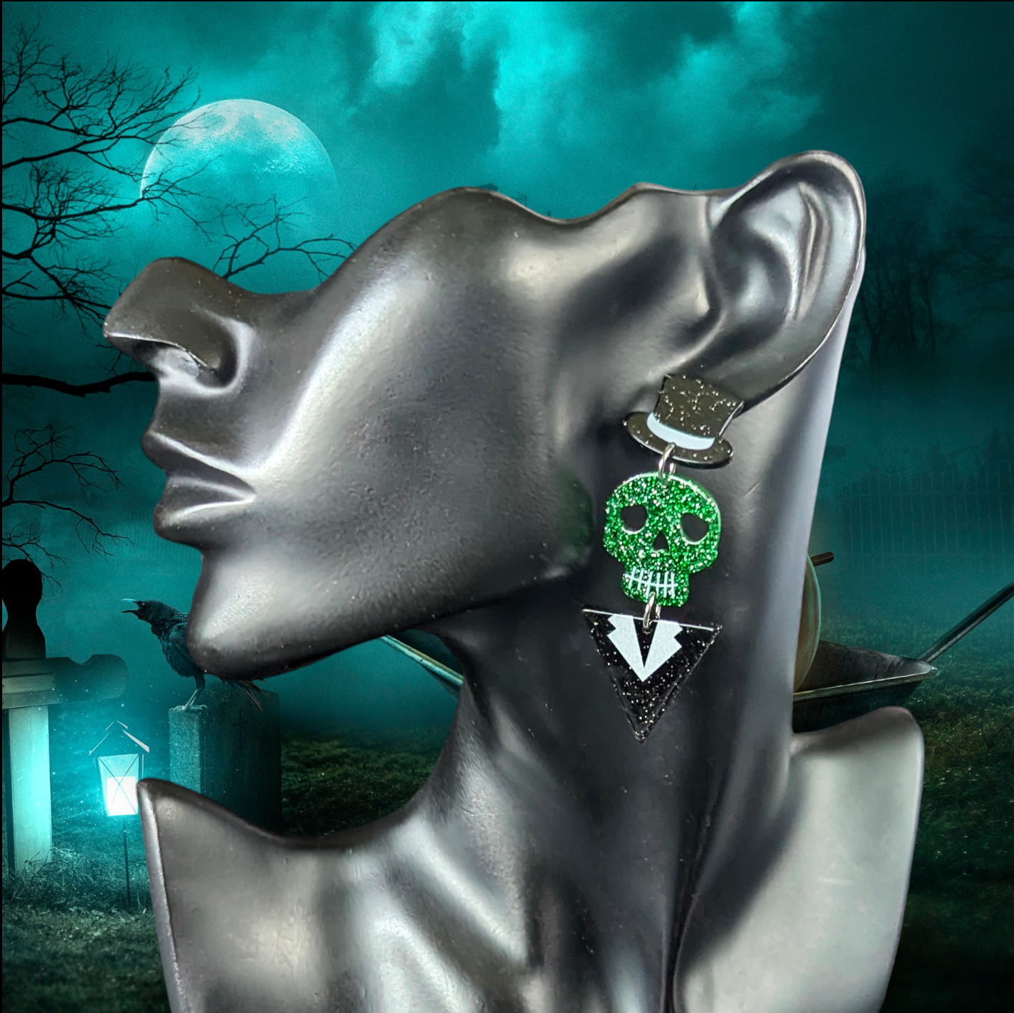 Boucles d'oreilles - Squelette dandy