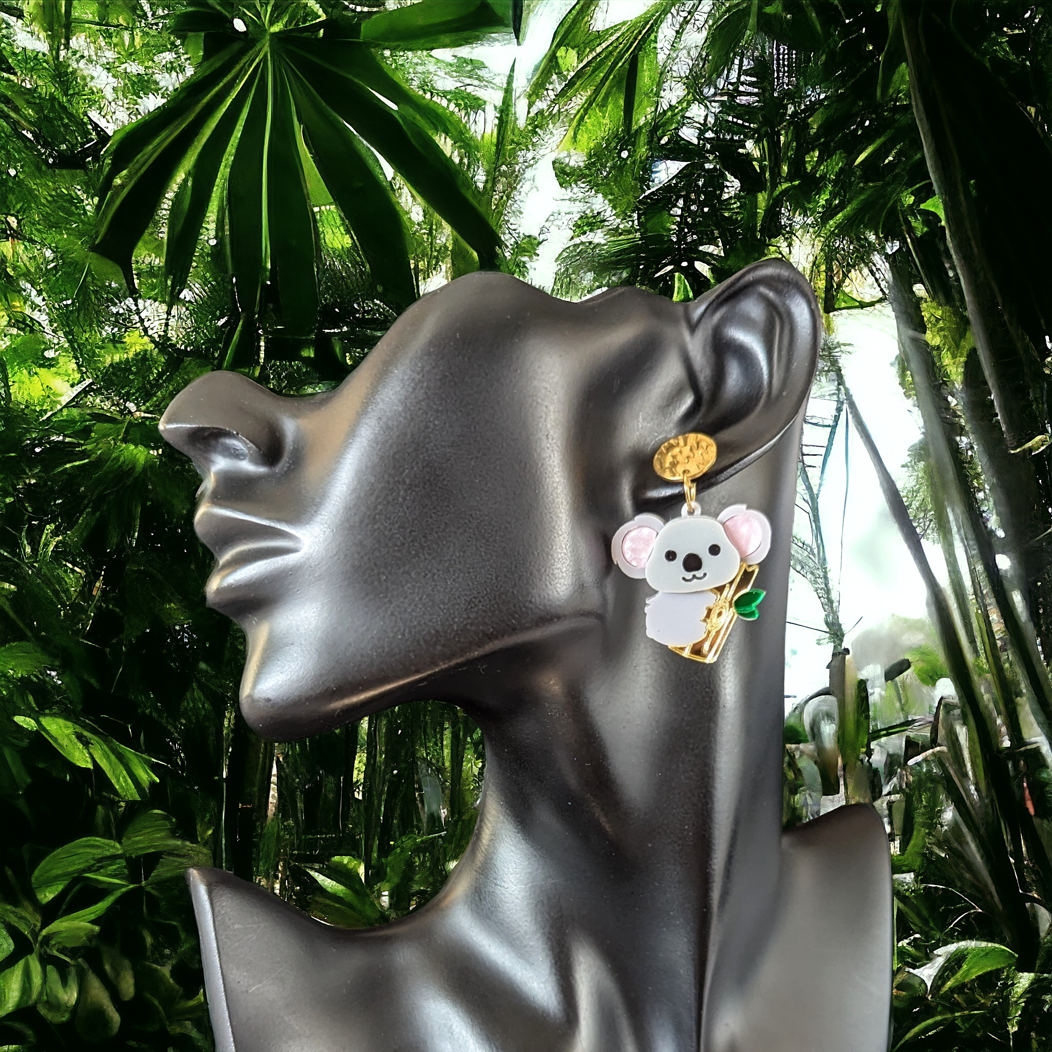 Boucles d'oreilles - Koala