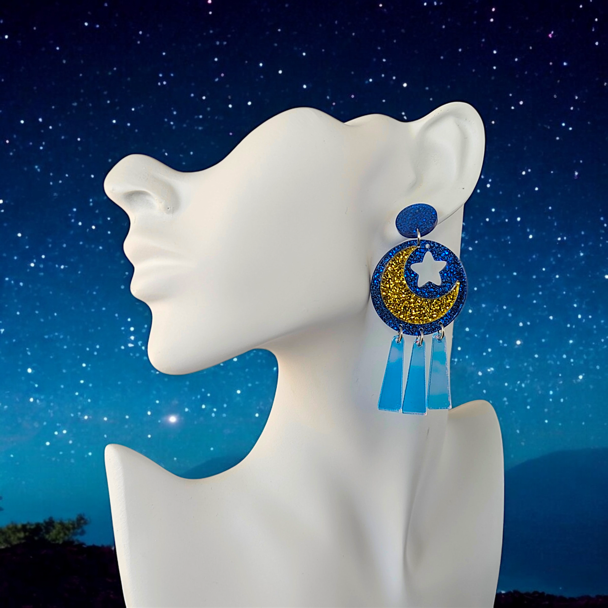 Boucles d'oreilles - Clair de lune