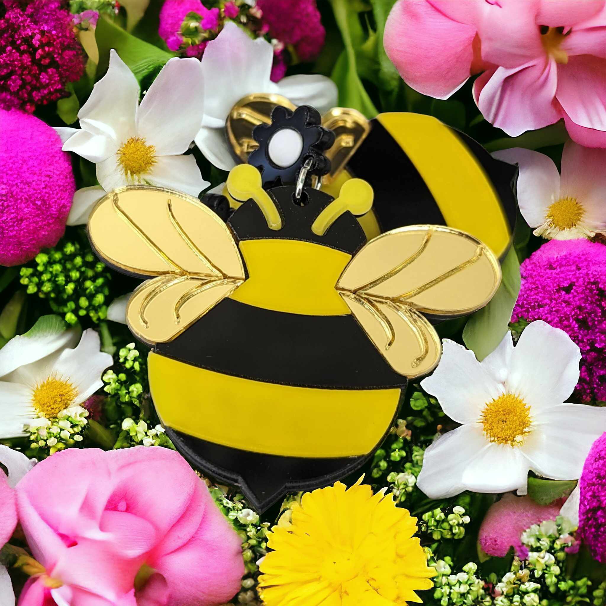 Boucles d'oreilles - Bourdon butineur