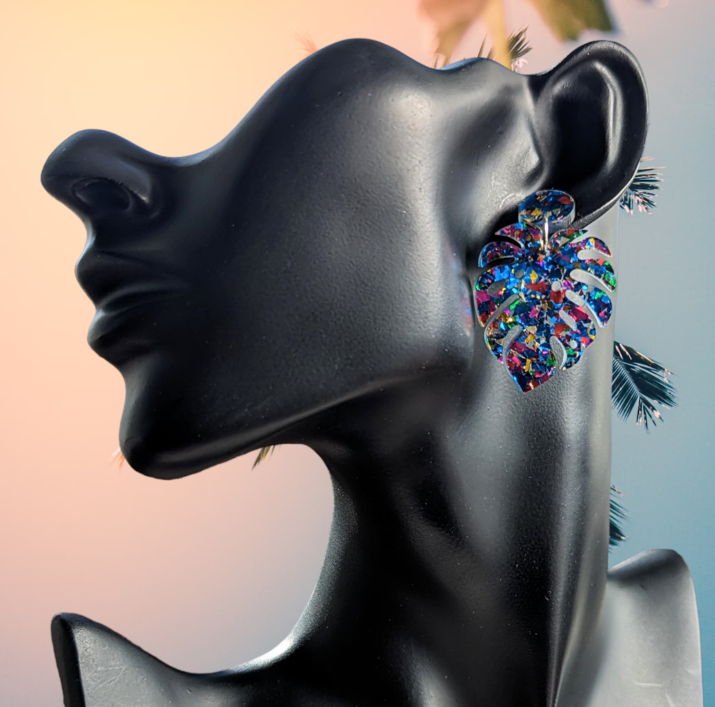 Boucles d'oreilles - Philo bleu