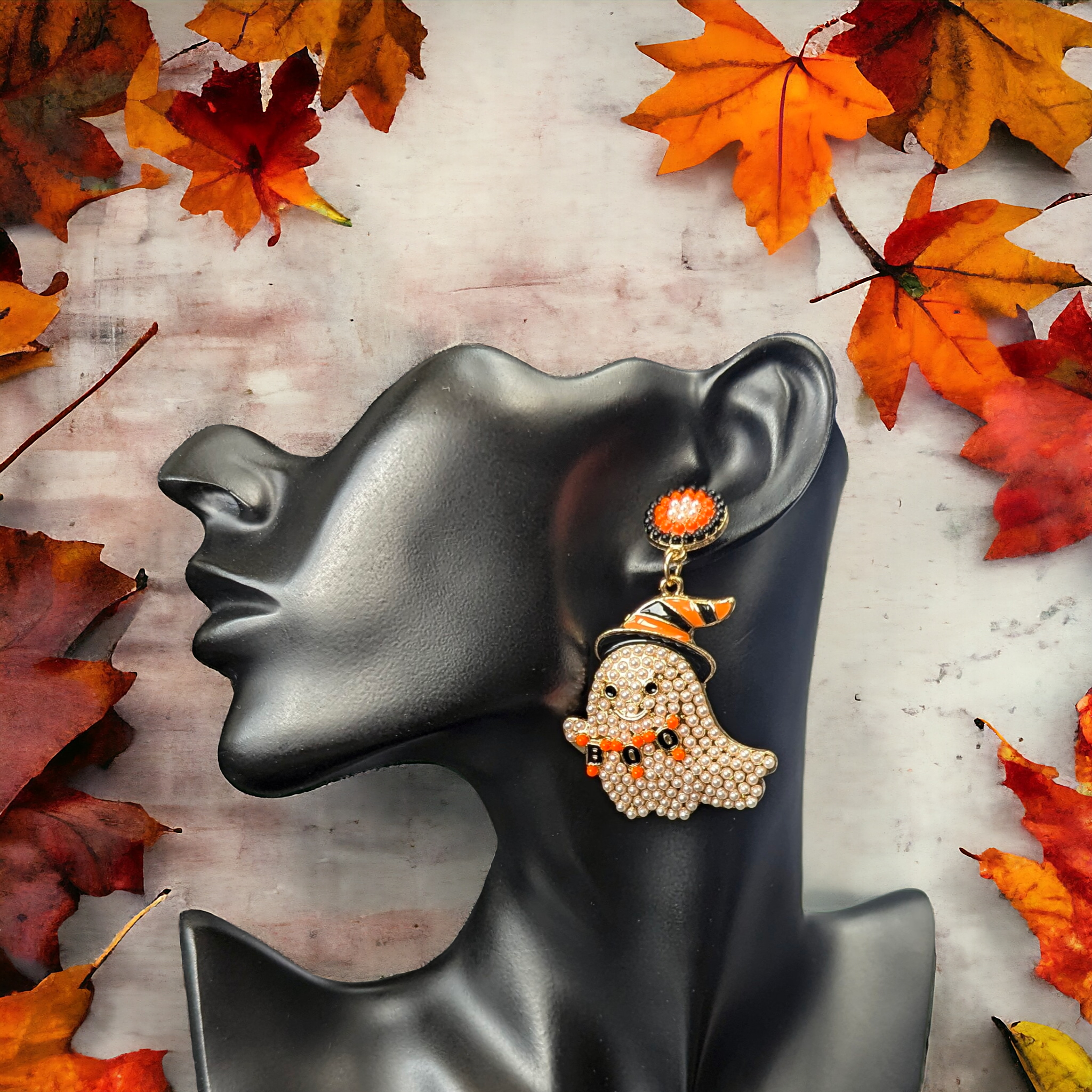 Boucles d'oreilles - Fantôme boo !