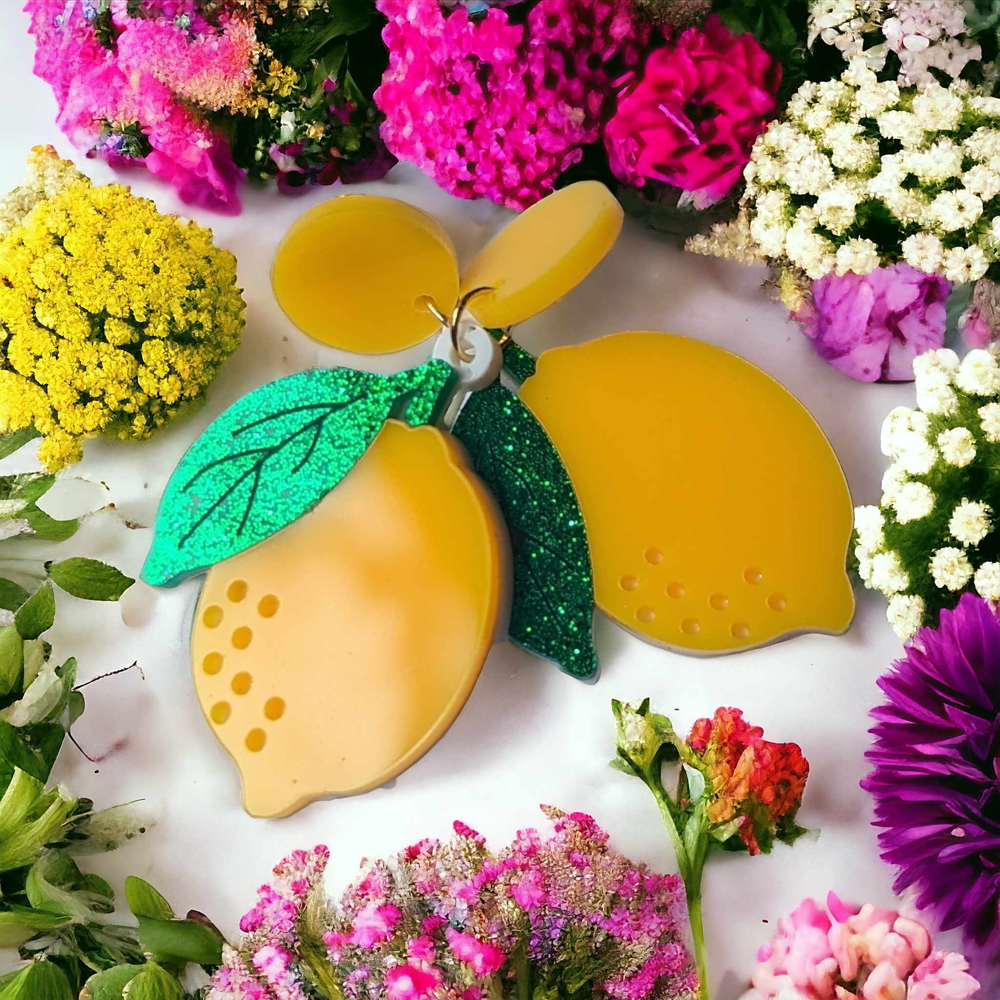 Boucles d'oreilles - Citron de Menton