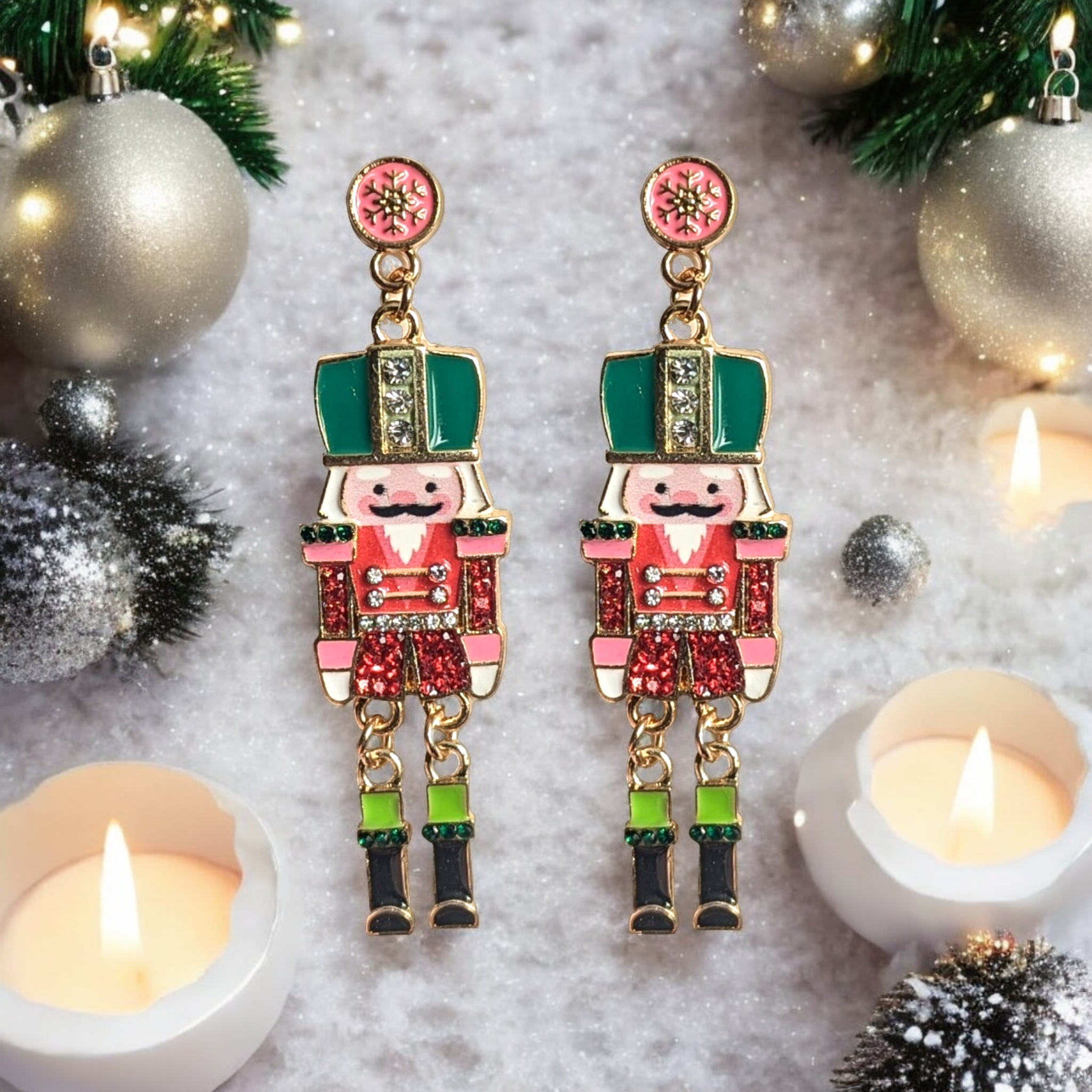 Boucles d'oreilles - Casse noisette traditionnel