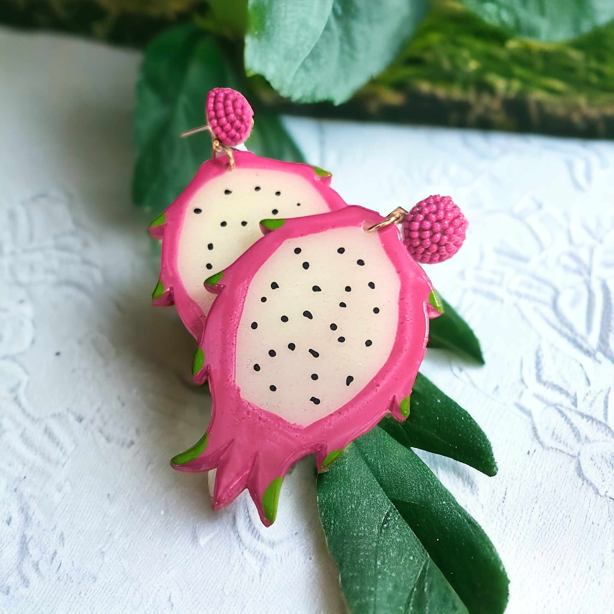 Boucles d'oreilles - Fruit du dragon