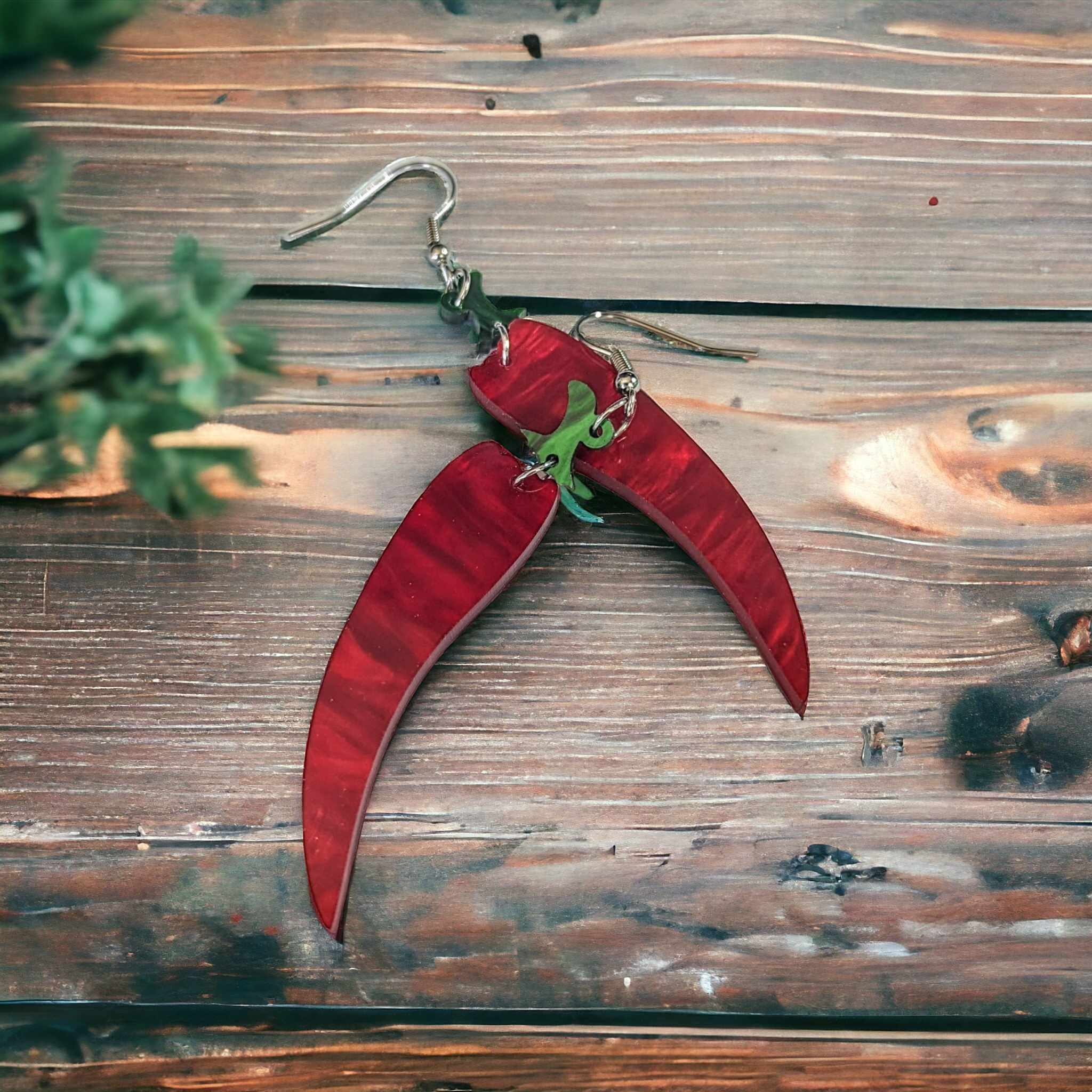 Boucles d'oreilles - Carolina reaper