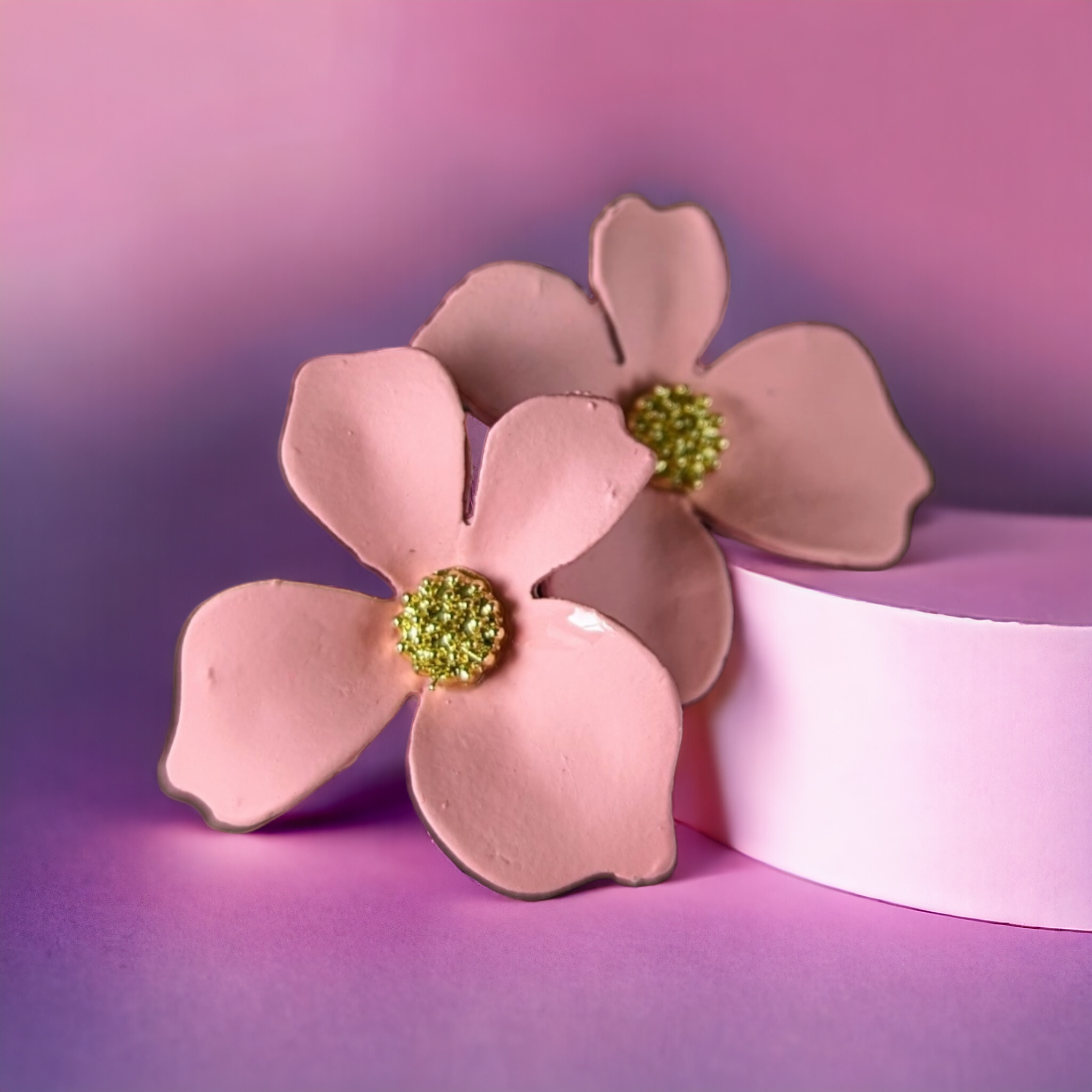 Boucles d'oreilles - Ptite fleur #6