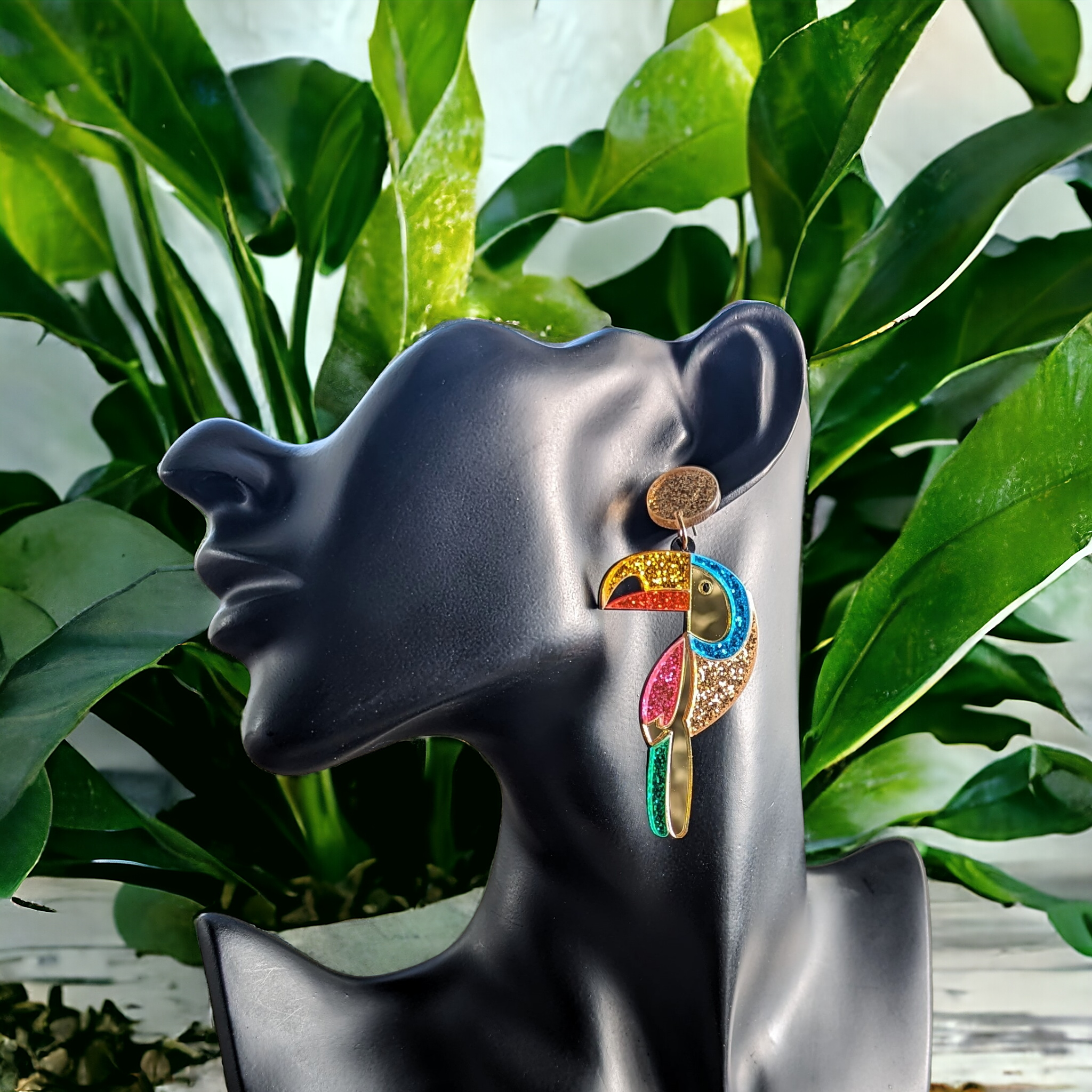 Boucles d'oreilles - Toucan