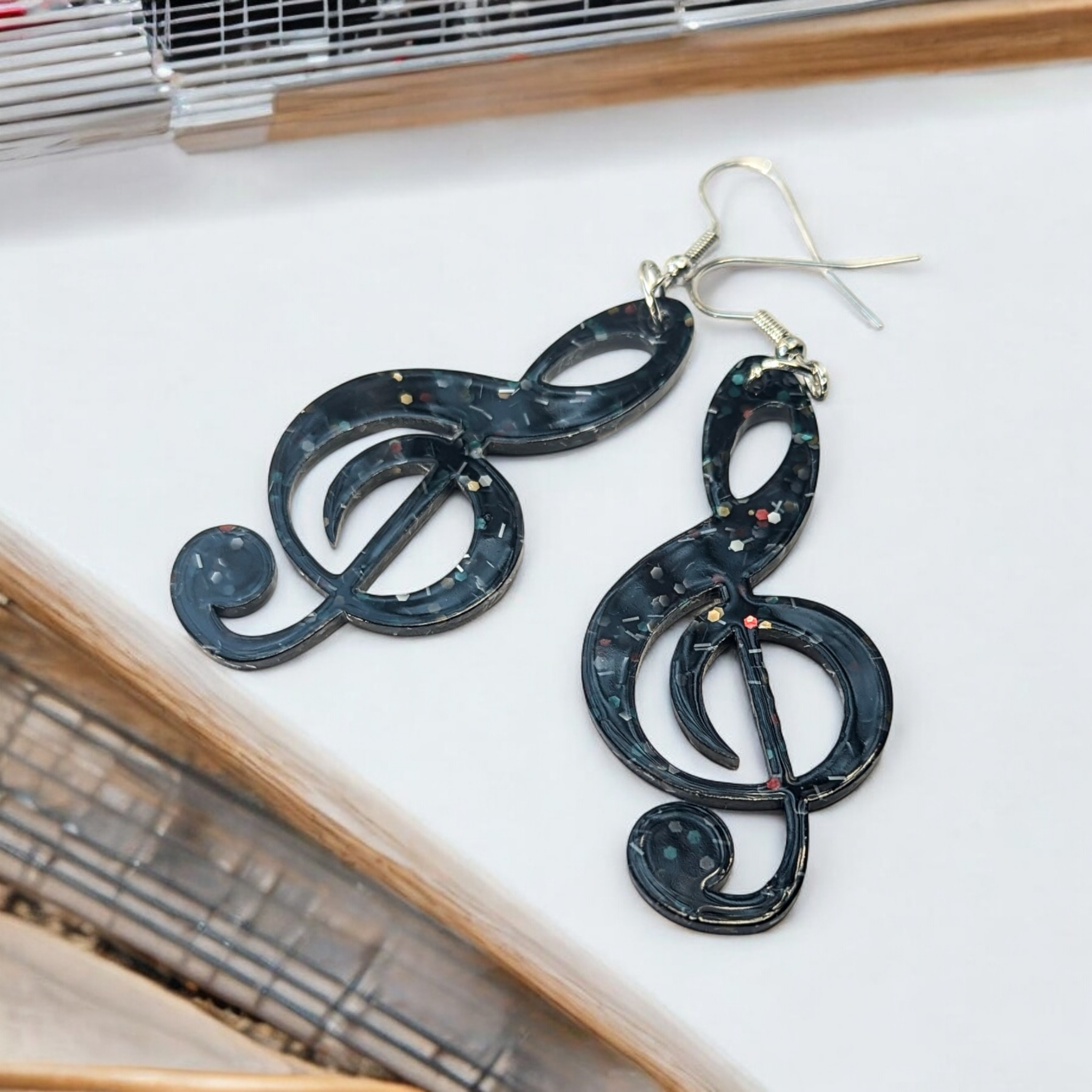 Boucles d'oreilles - Clé de SOL