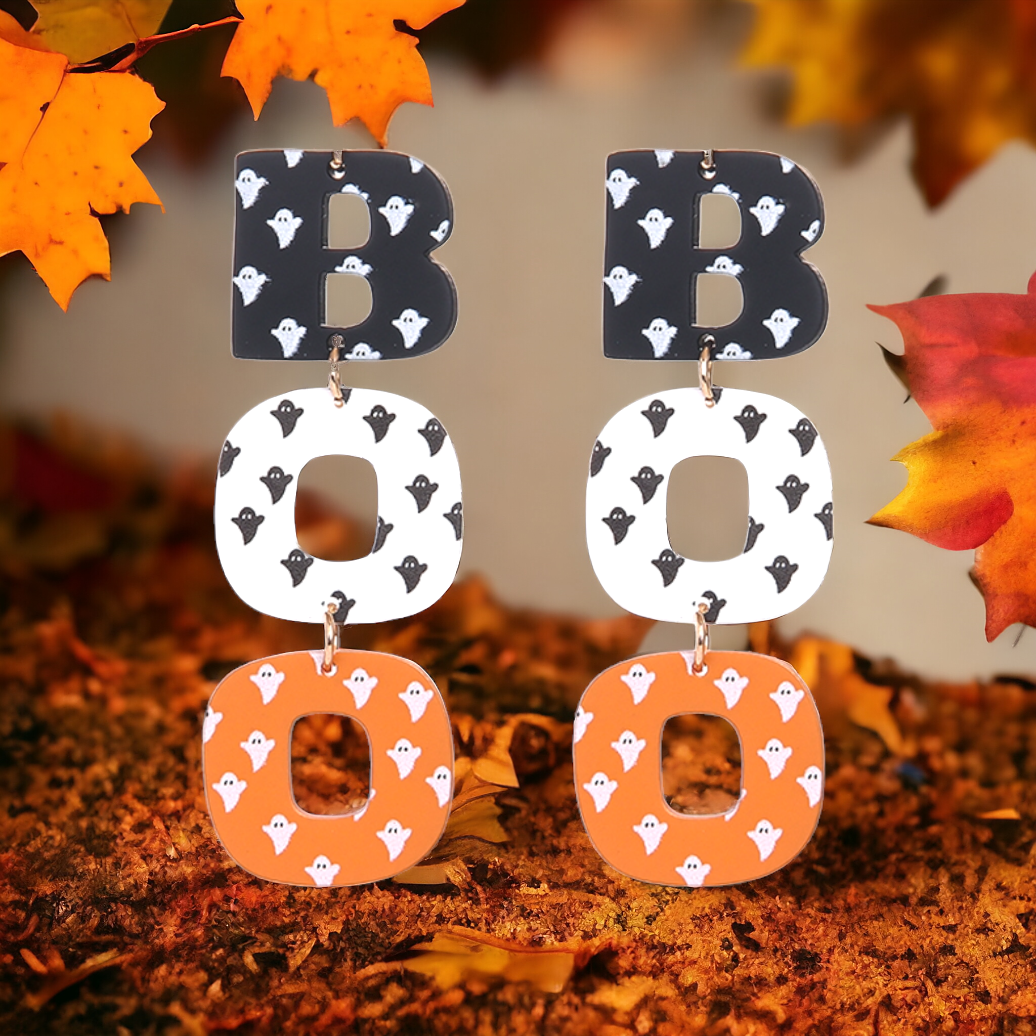 Boucles d'oreilles - Boo !