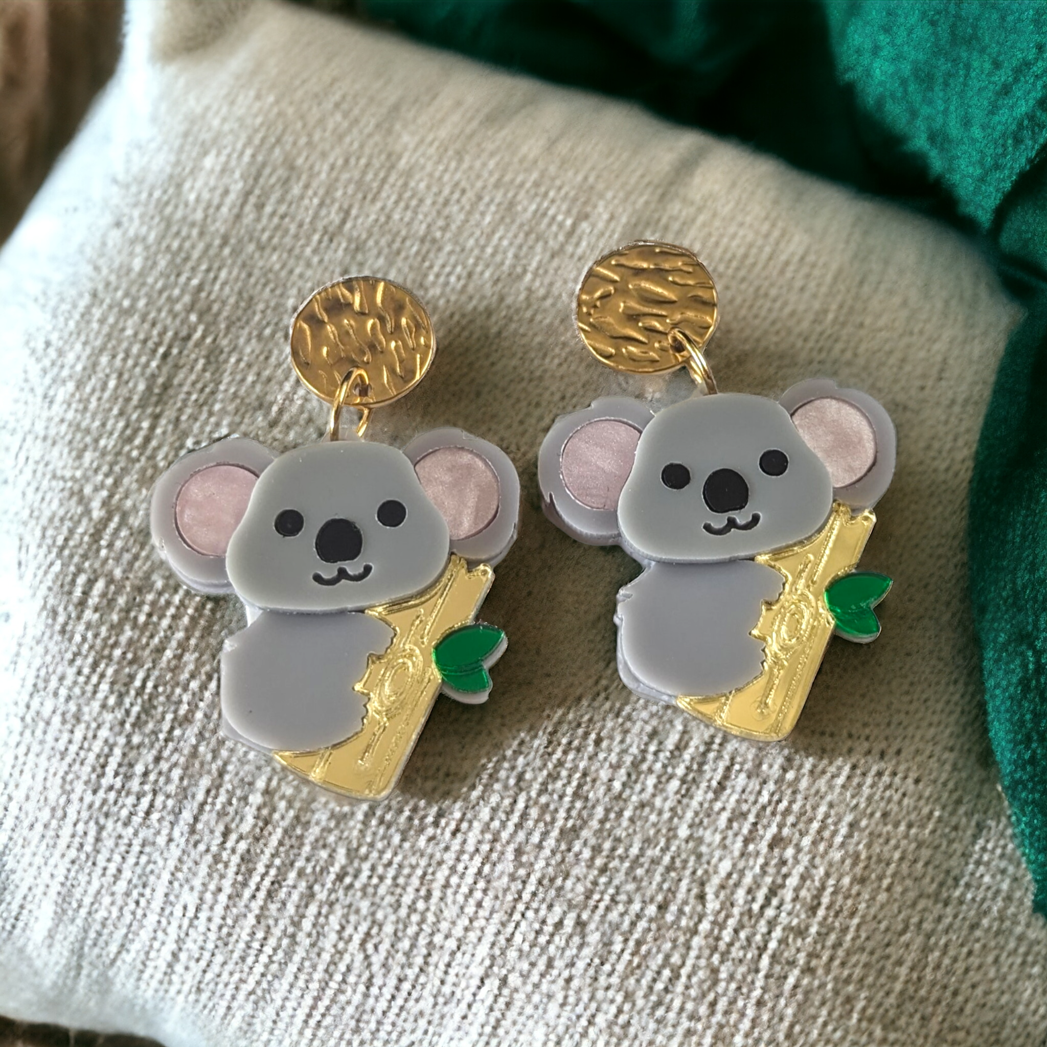 Boucles d'oreilles - Koala