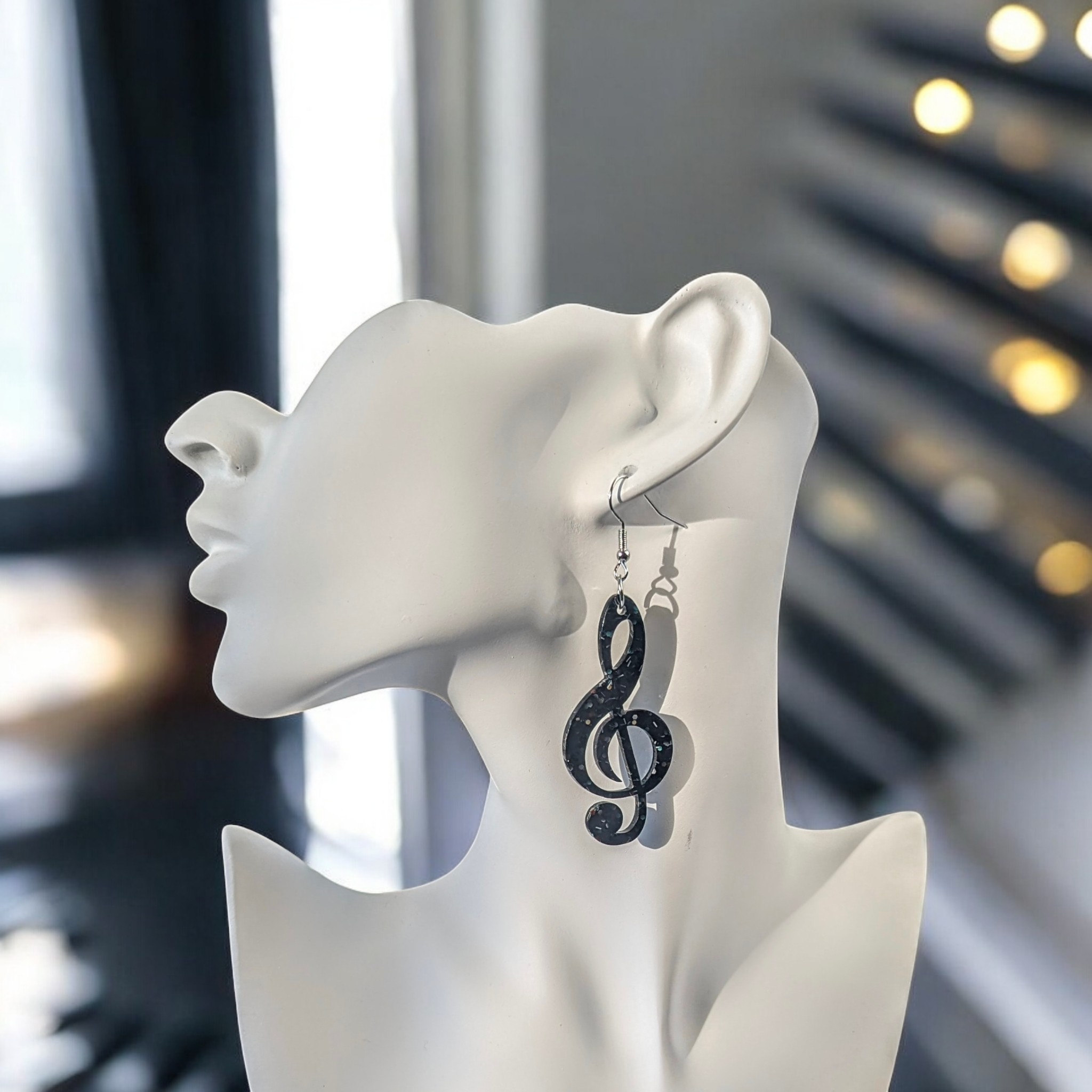 Boucles d'oreilles - Clé de SOL