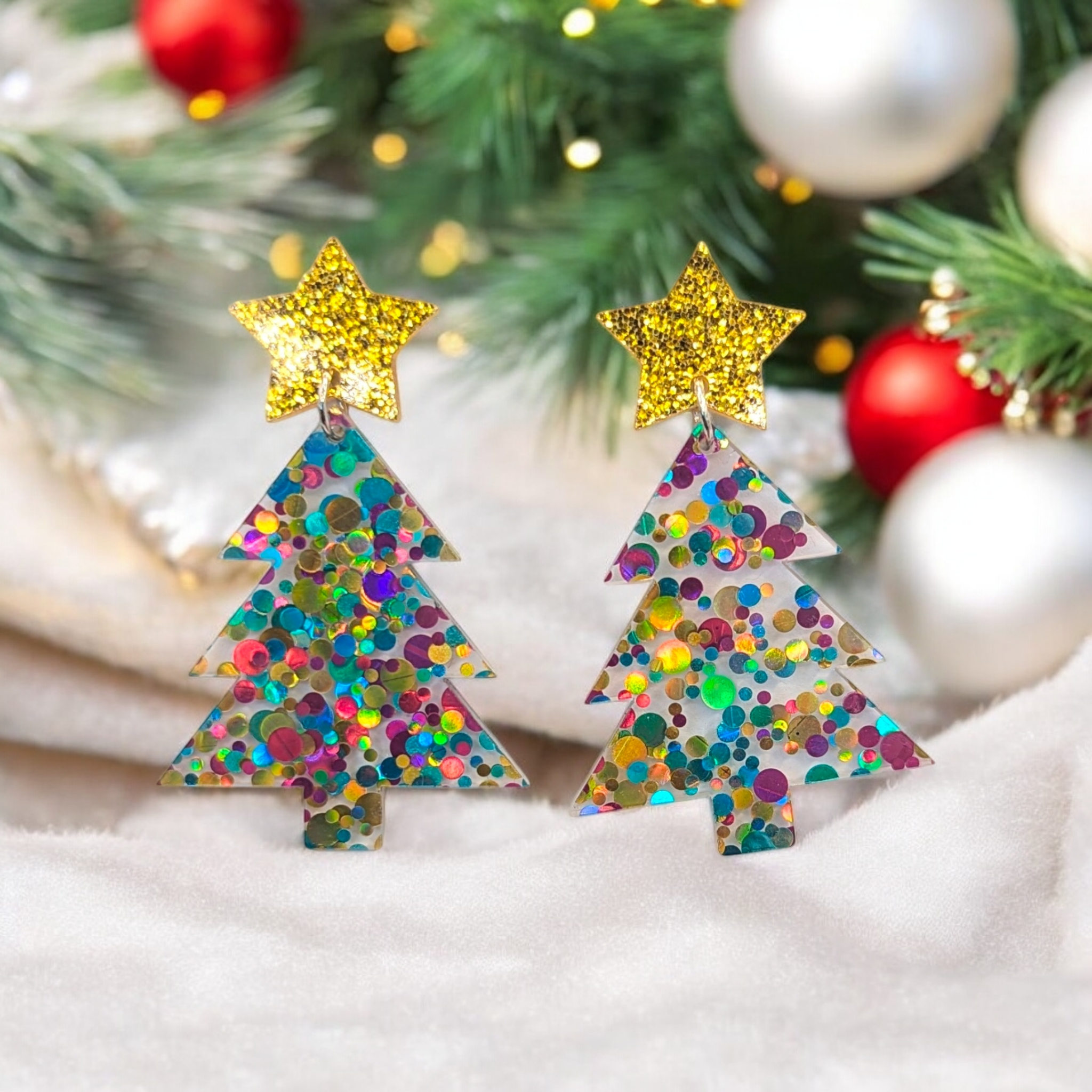 Boucles d'oreilles - Sapin 2
