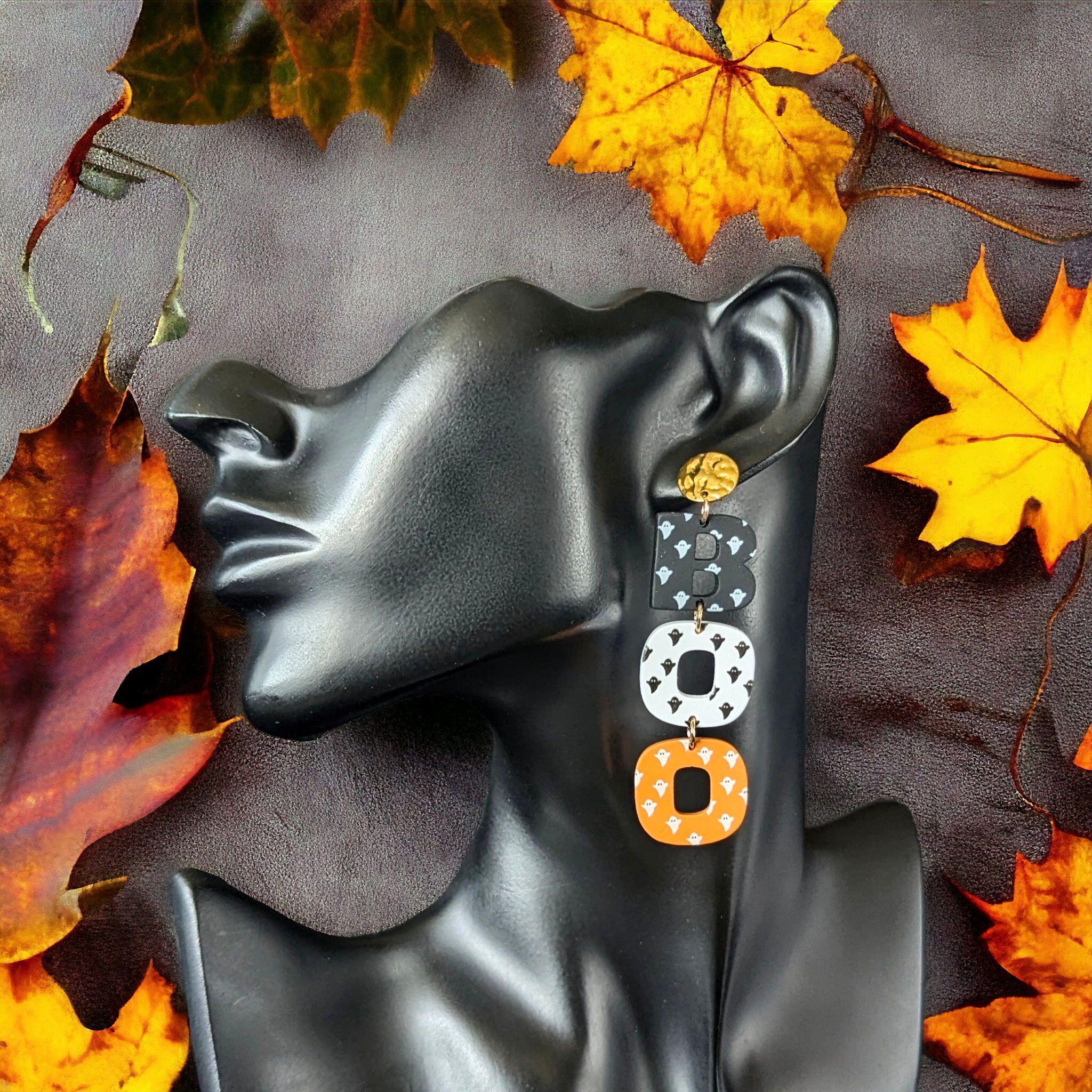 Boucles d'oreilles - Boo !