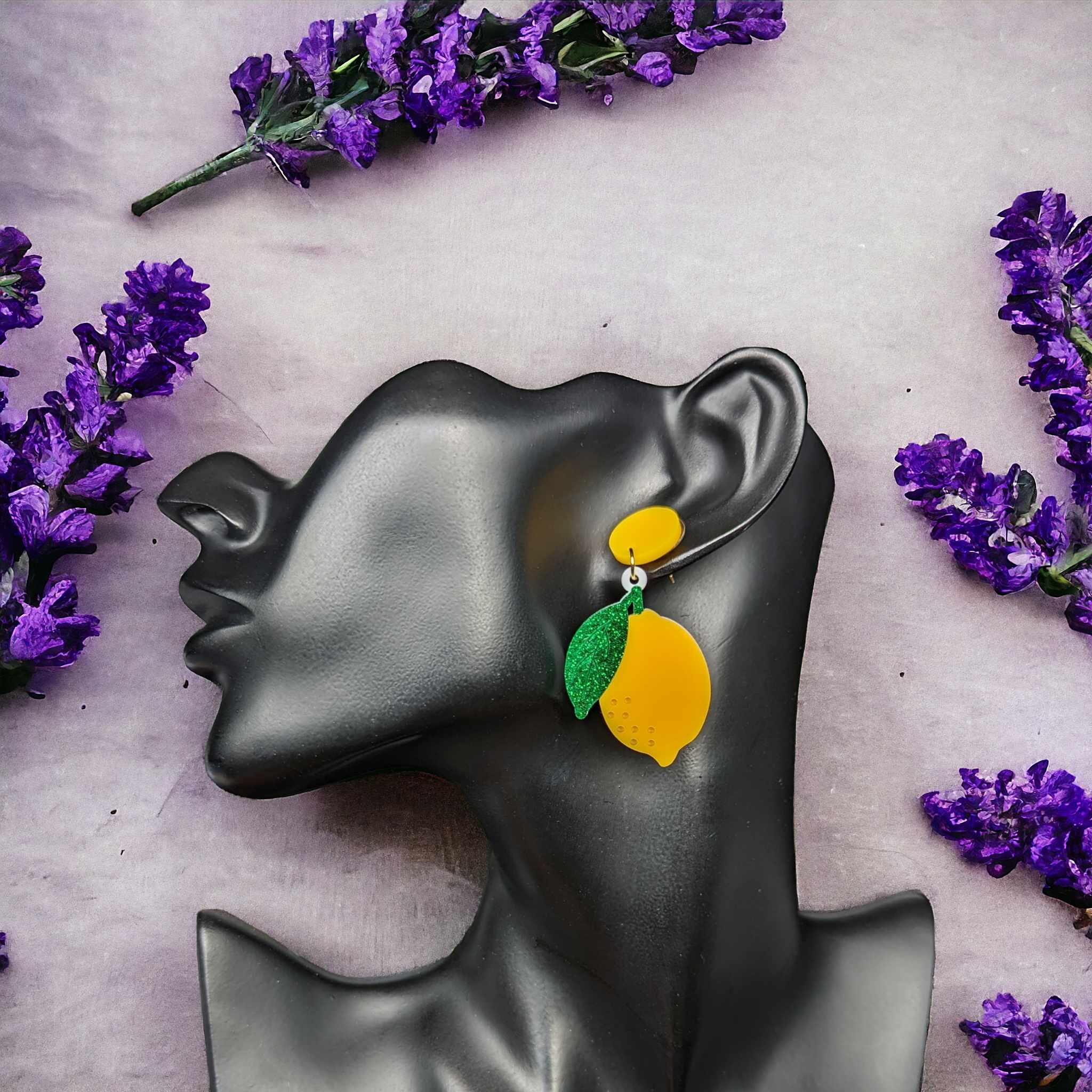 Boucles d'oreilles - Citron de Menton