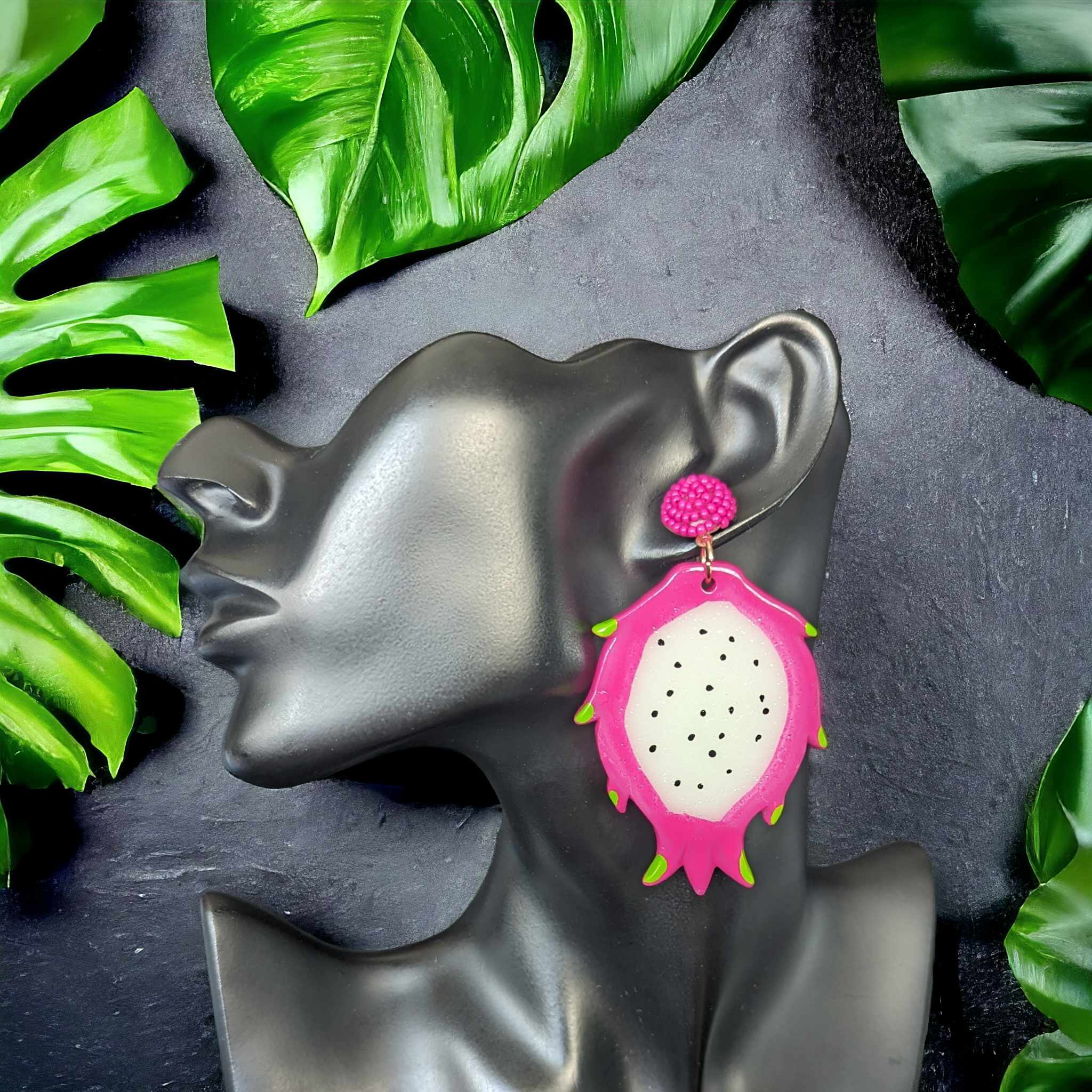 Boucles d'oreilles - Fruit du dragon