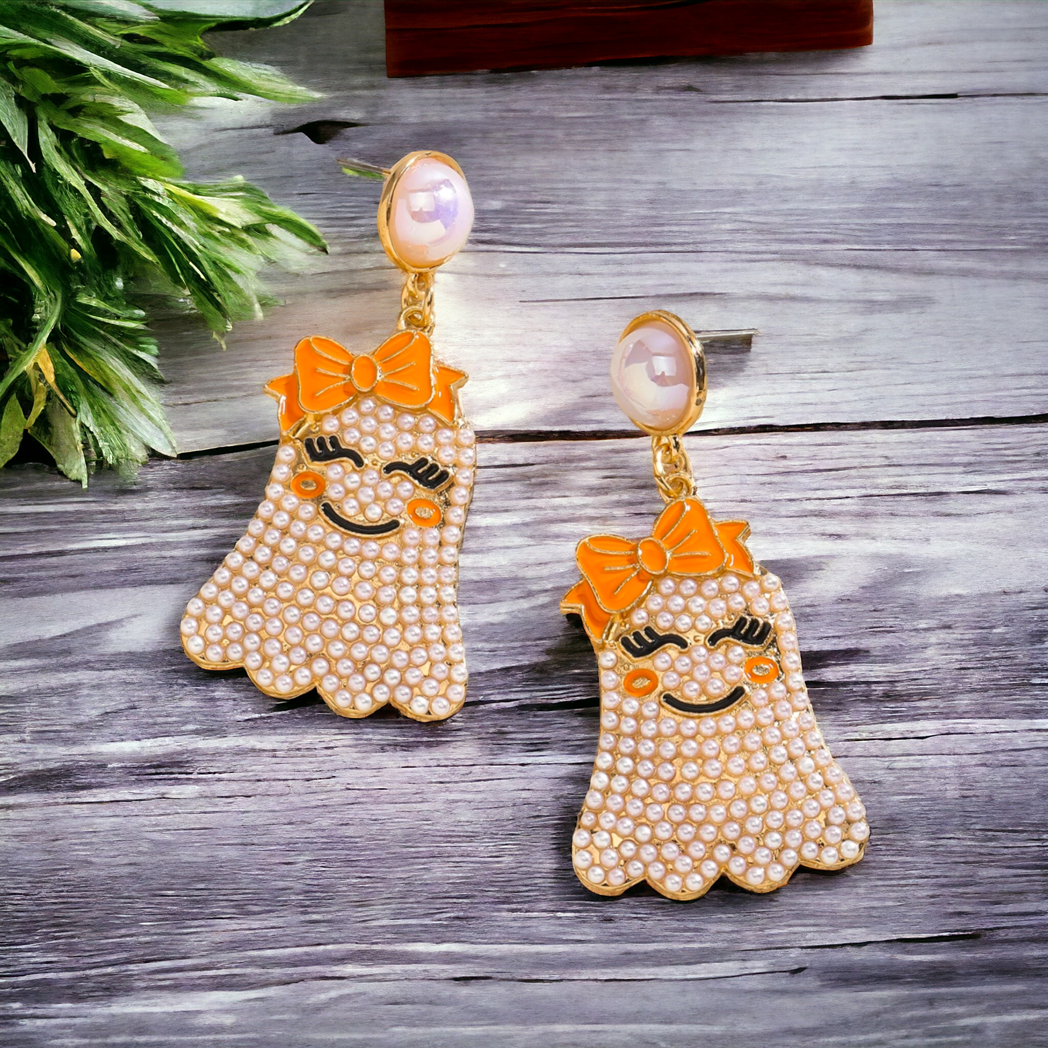 Boucles d'oreilles - Fantôme pinup