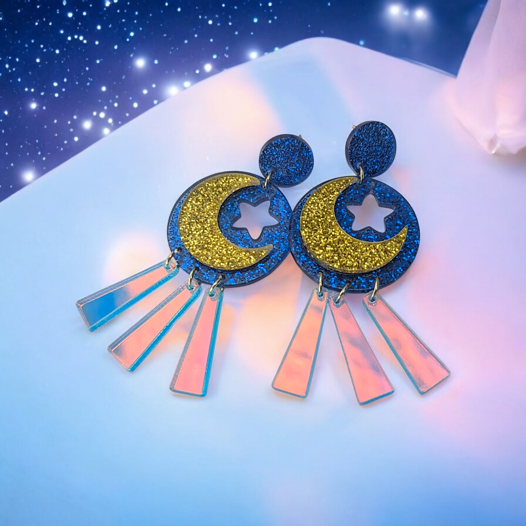Boucles d'oreilles - Clair de lune