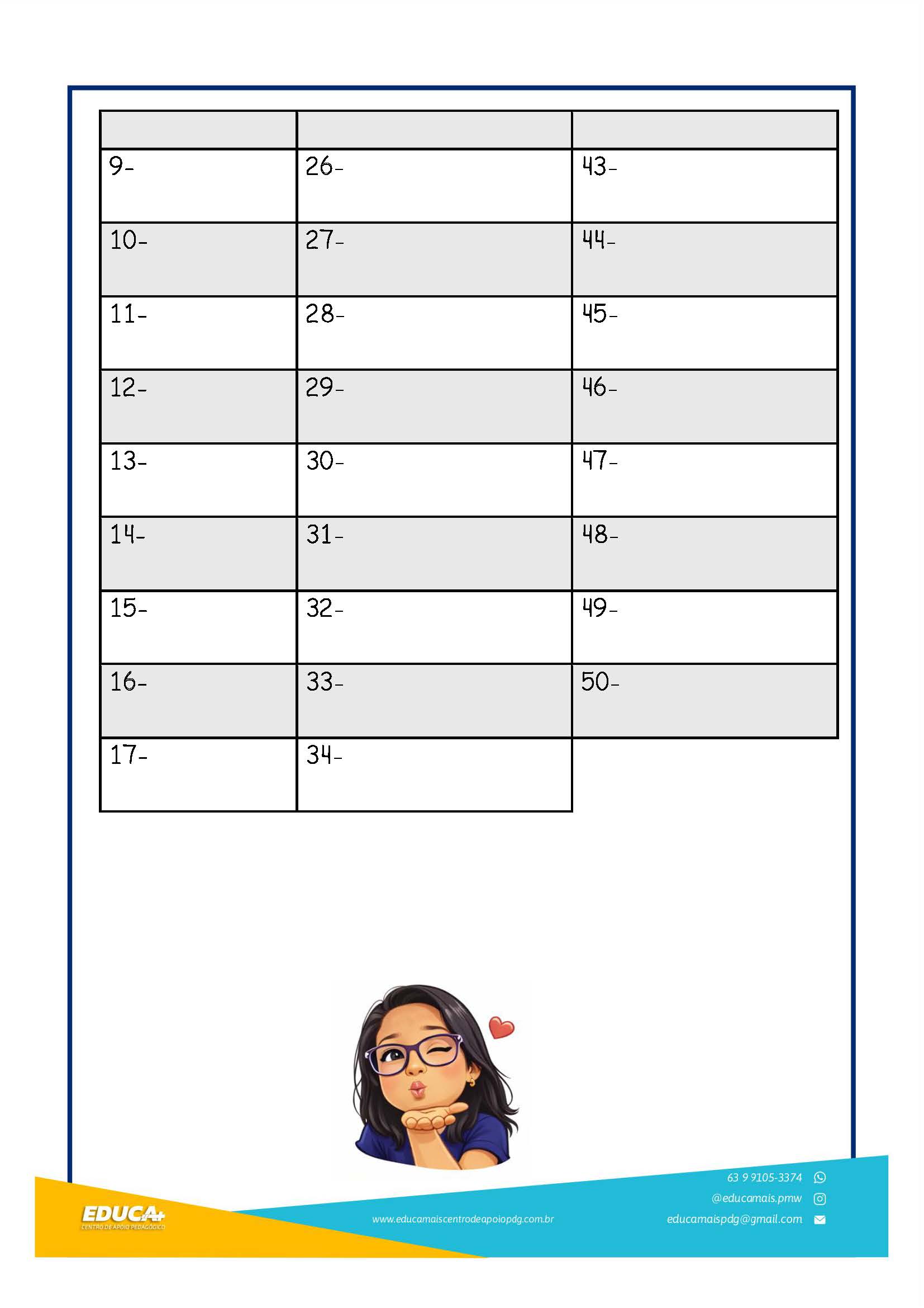 Do 1 ao 1000 Sem Erros!