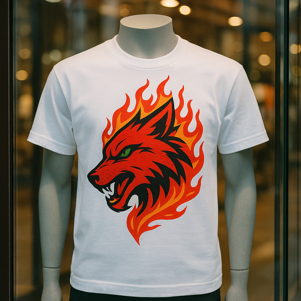 Camiseta Lobo de Fuego